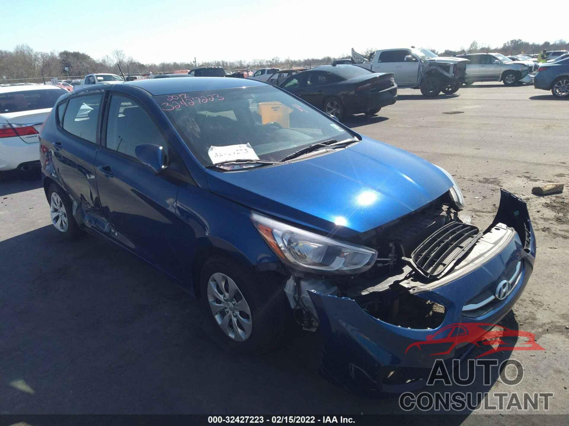 HYUNDAI ACCENT 2017 - KMHCT5AE6HU318653