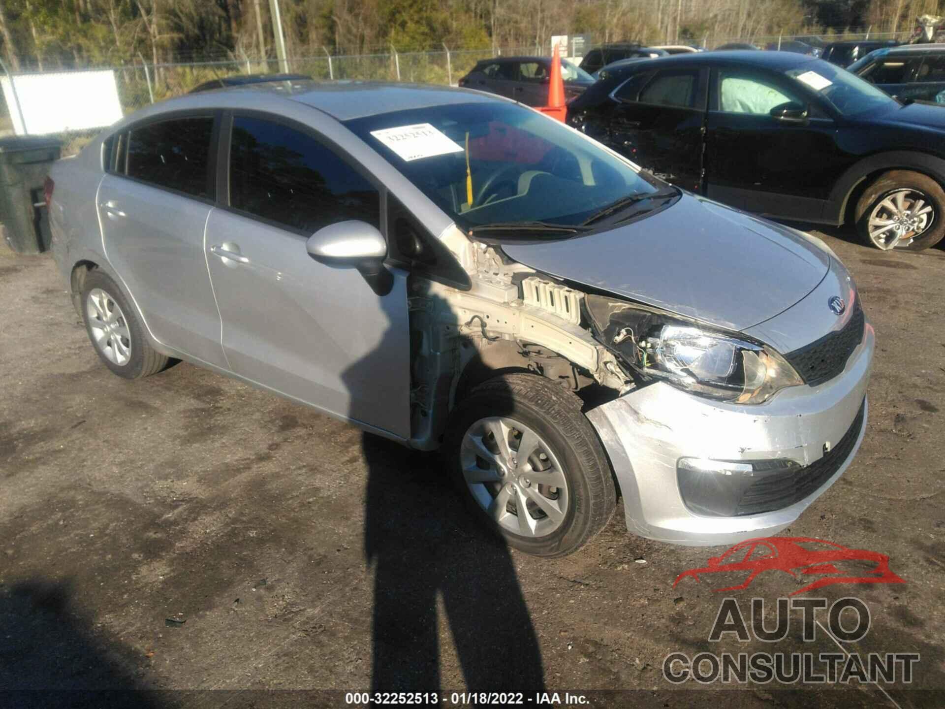 KIA RIO 2016 - KNADM4A36G6665561