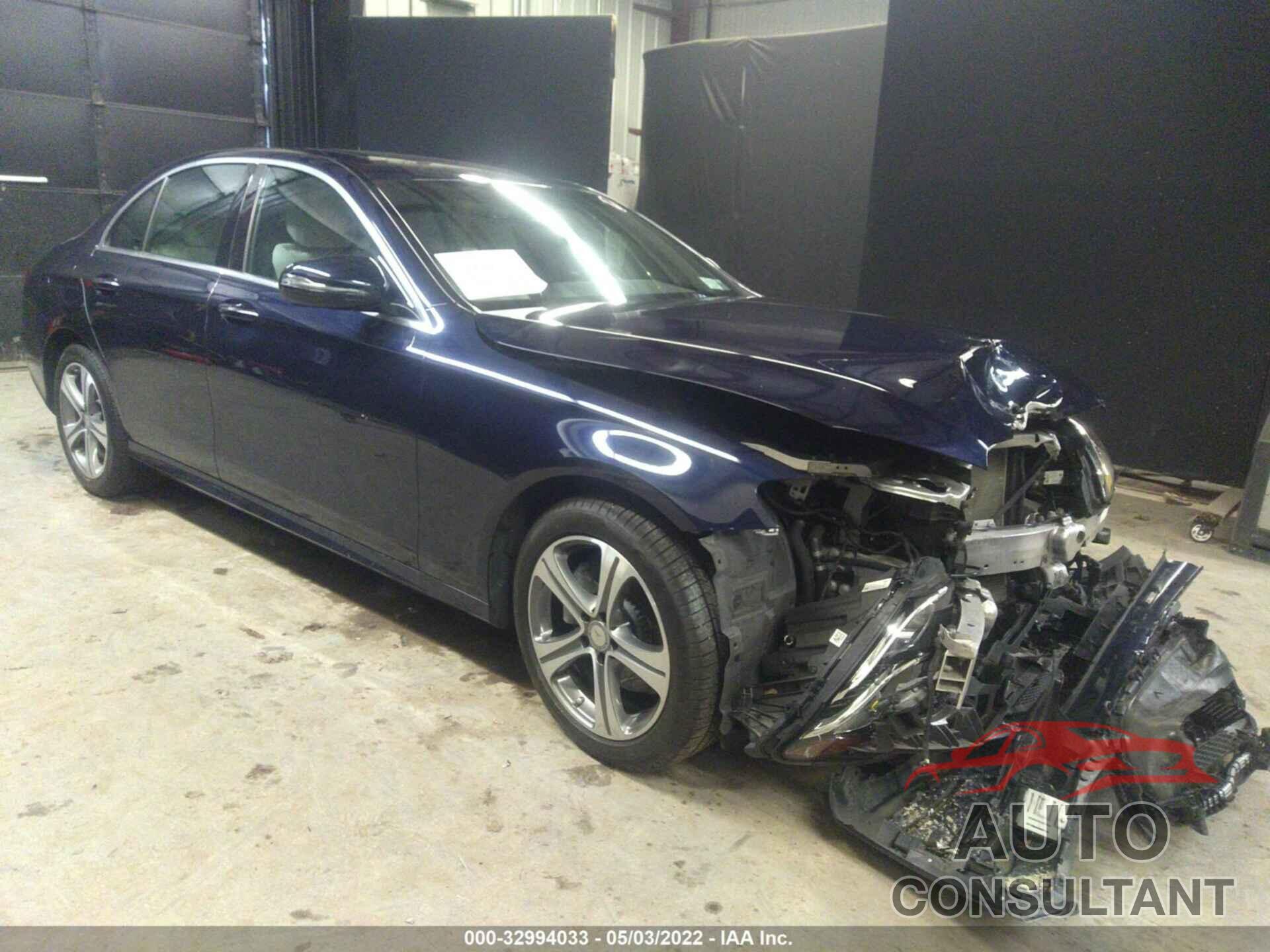 MERCEDES-BENZ E-CLASS 2018 - WDDZF4KBXJA470629
