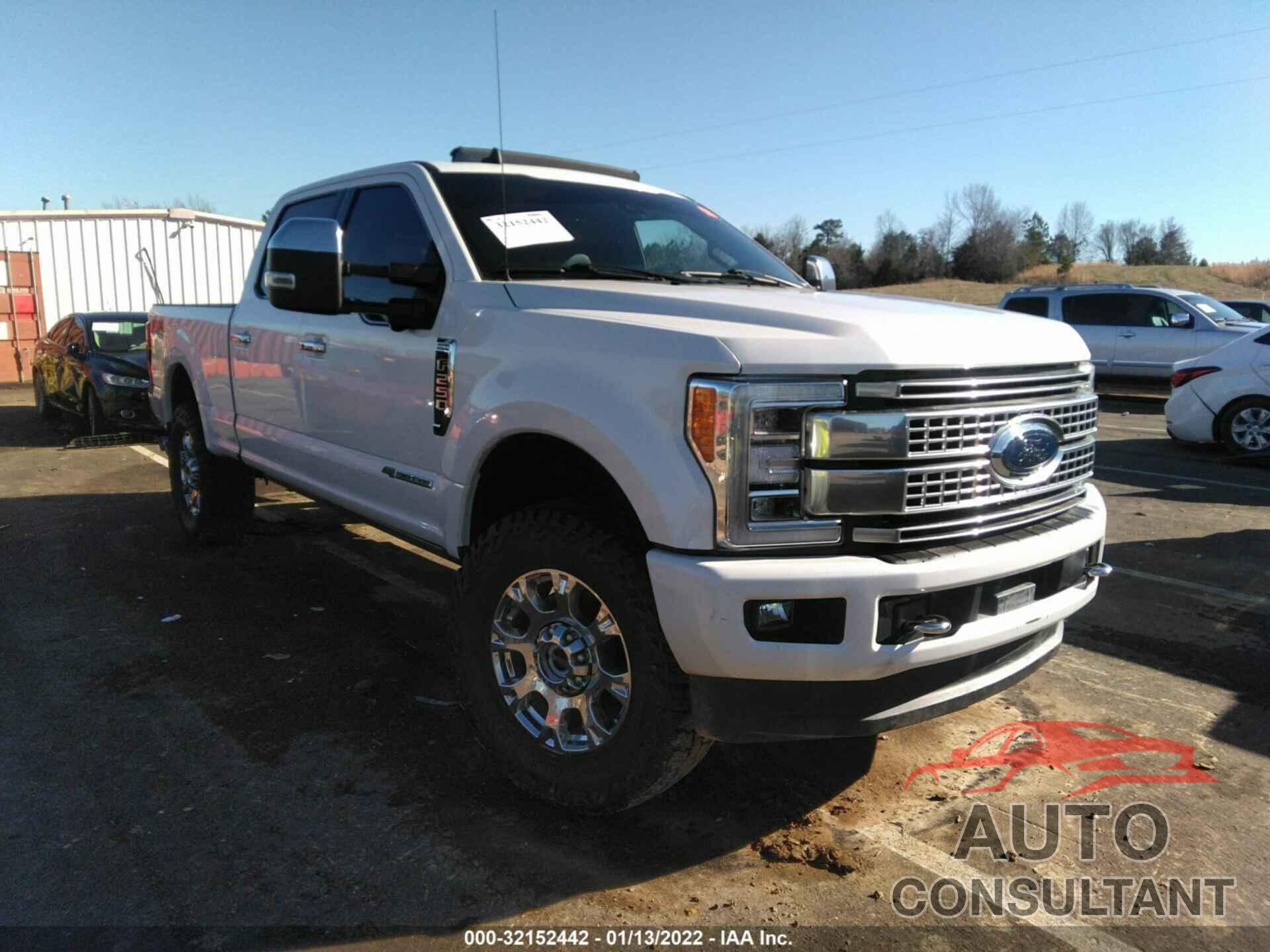 FORD SUPER DUTY F-250 SRW 2019 - 1FT7W2BT4KEG39469