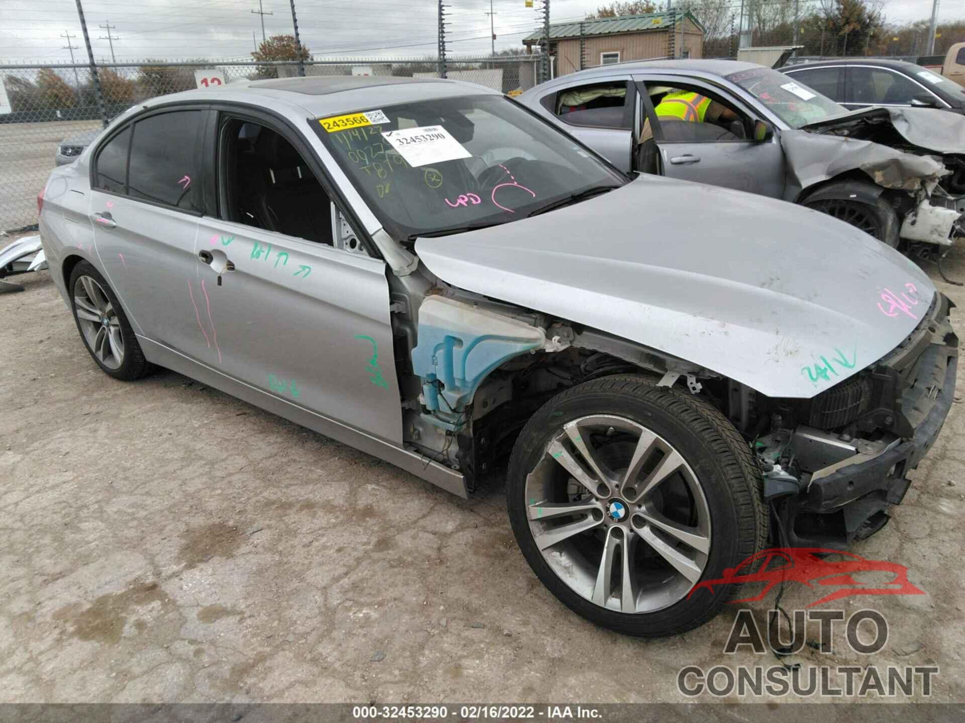 BMW 3 SERIES 2016 - WBA8E9G54GNT87933