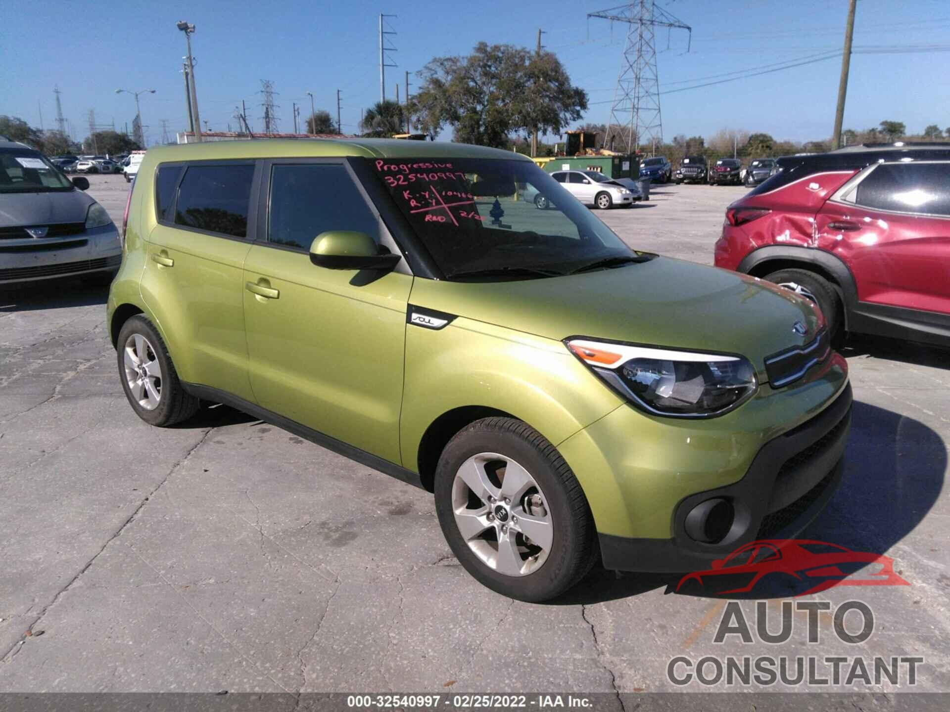 KIA SOUL 2019 - KNDJN2A23K7920684