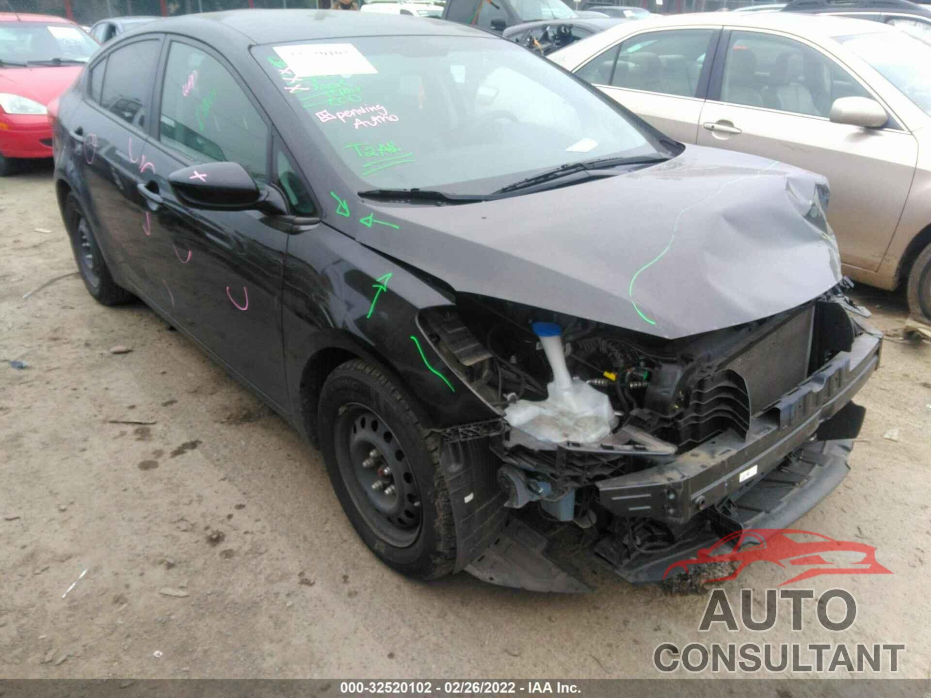 KIA FORTE 2016 - KNAFK4A69G5549317