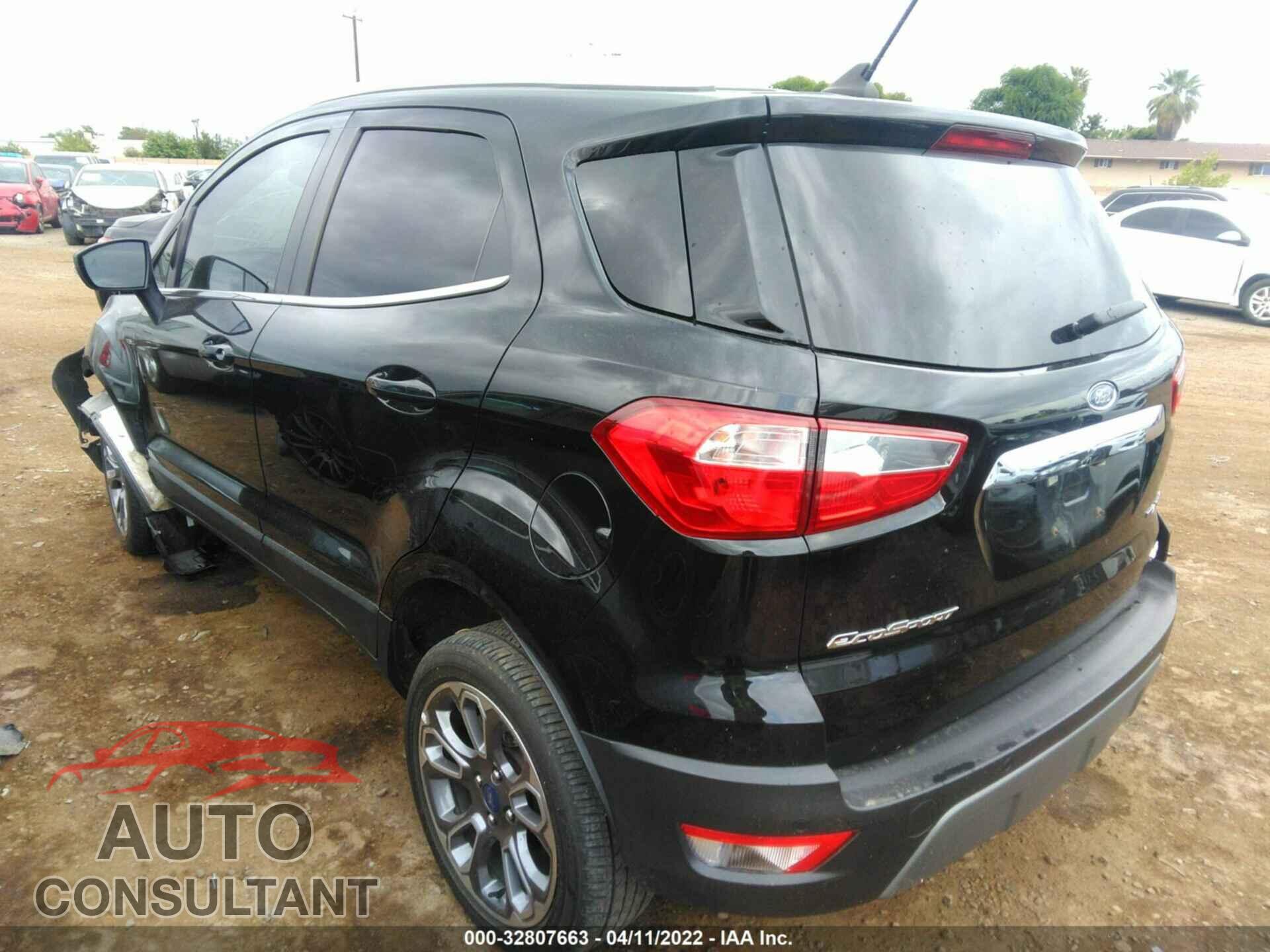 FORD ECOSPORT 2020 - MAJ6S3KL6LC371136