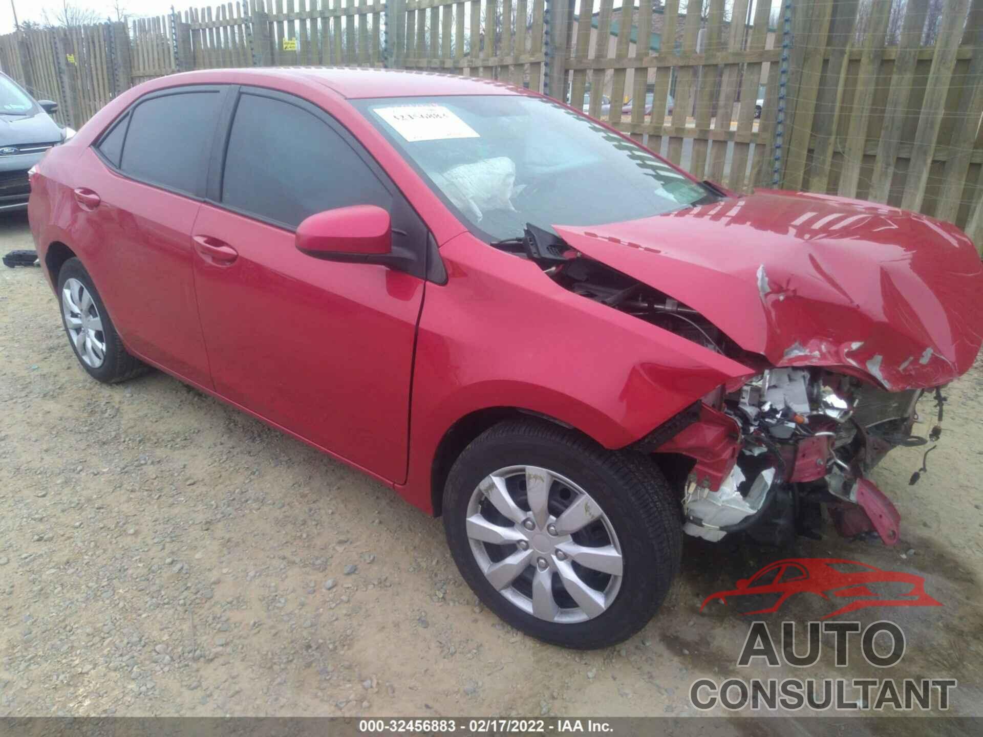 TOYOTA COROLLA 2016 - 2T1BURHE0GC627461