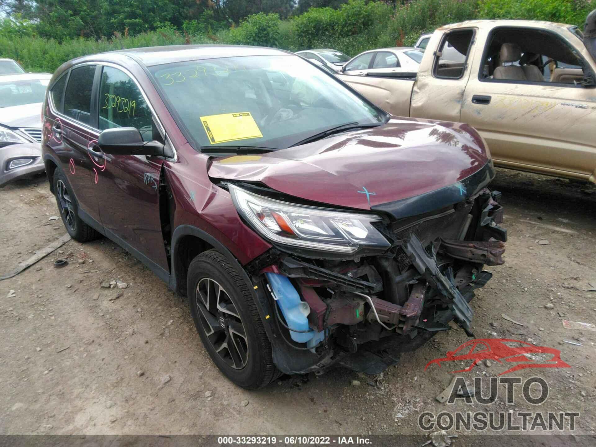 HONDA CR-V 2016 - 5J6RM4H49GL048903