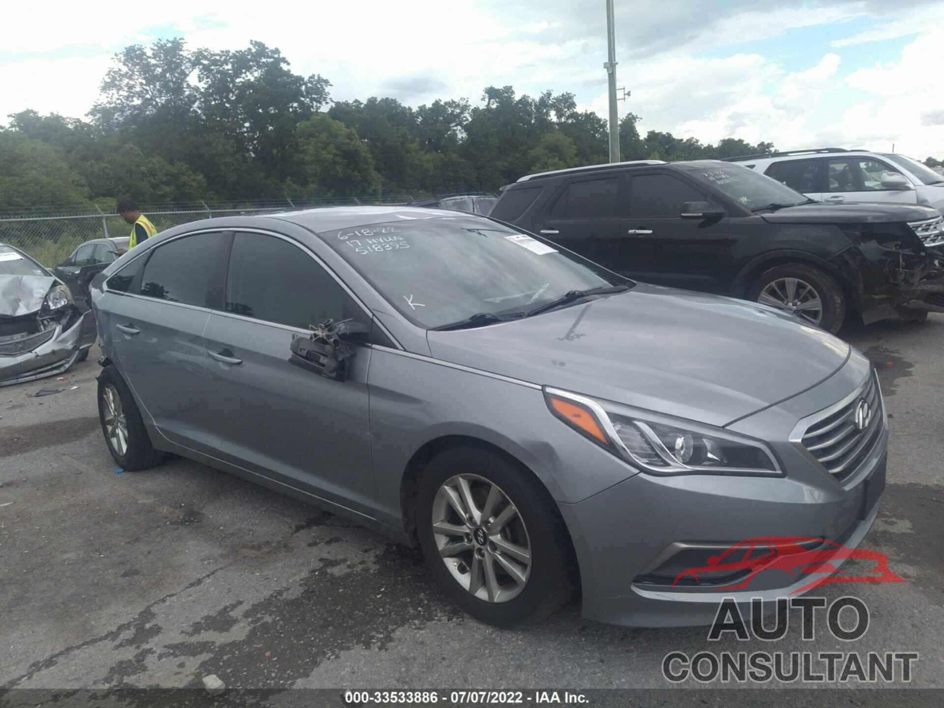 HYUNDAI SONATA 2017 - 5NPE24AF6HH518395