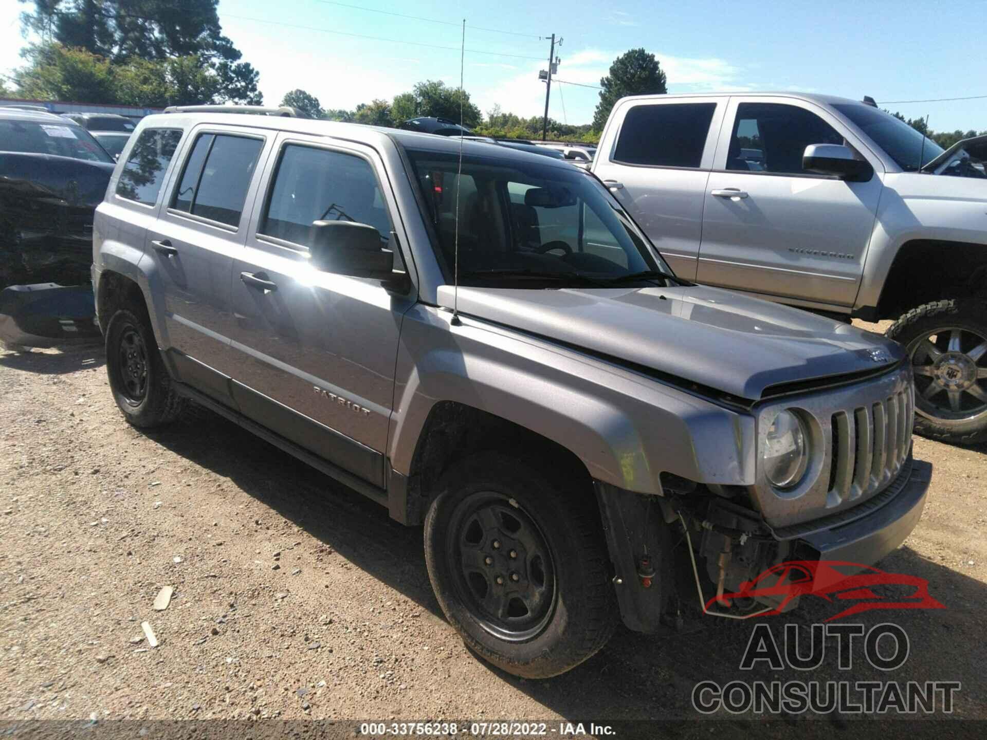 JEEP PATRIOT 2016 - 1C4NJPBA1GD528716