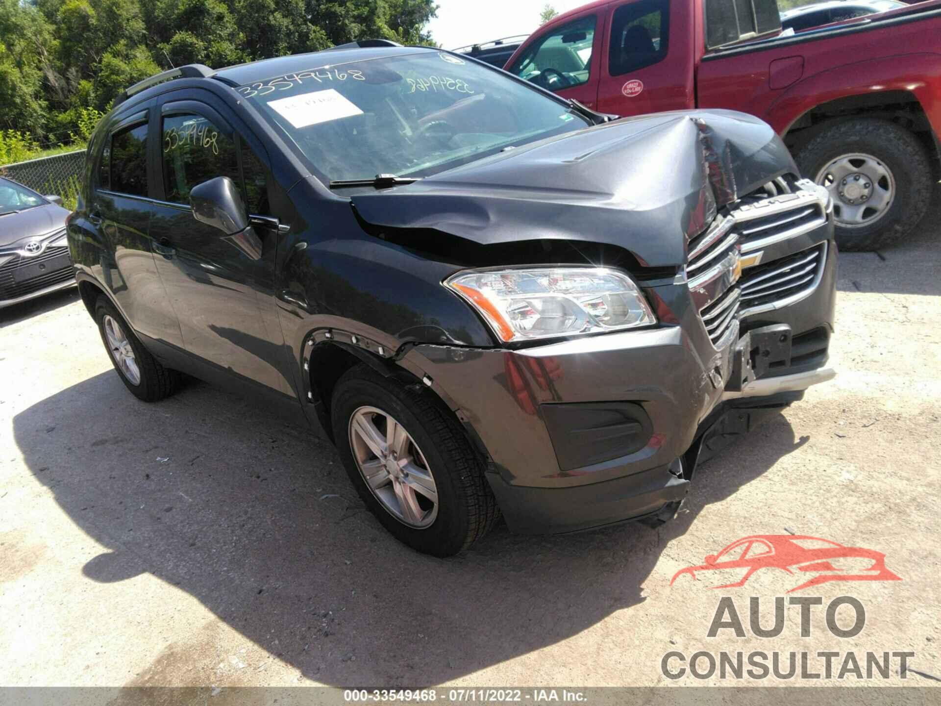 CHEVROLET TRAX 2016 - 3GNCJPSB8GL156650