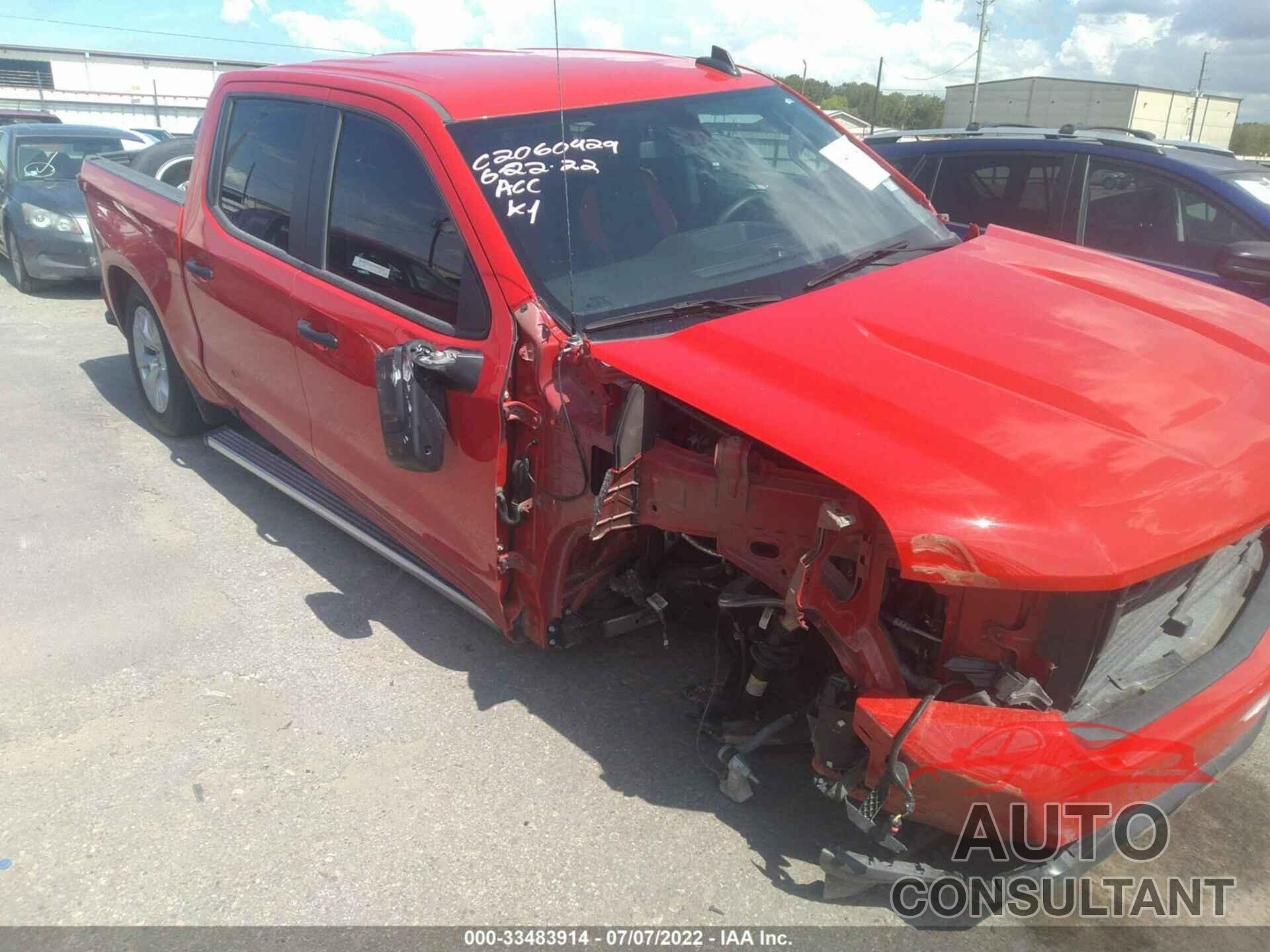 CHEVROLET SILVERADO 1500 2021 - 3GCPWBEK6MG387688