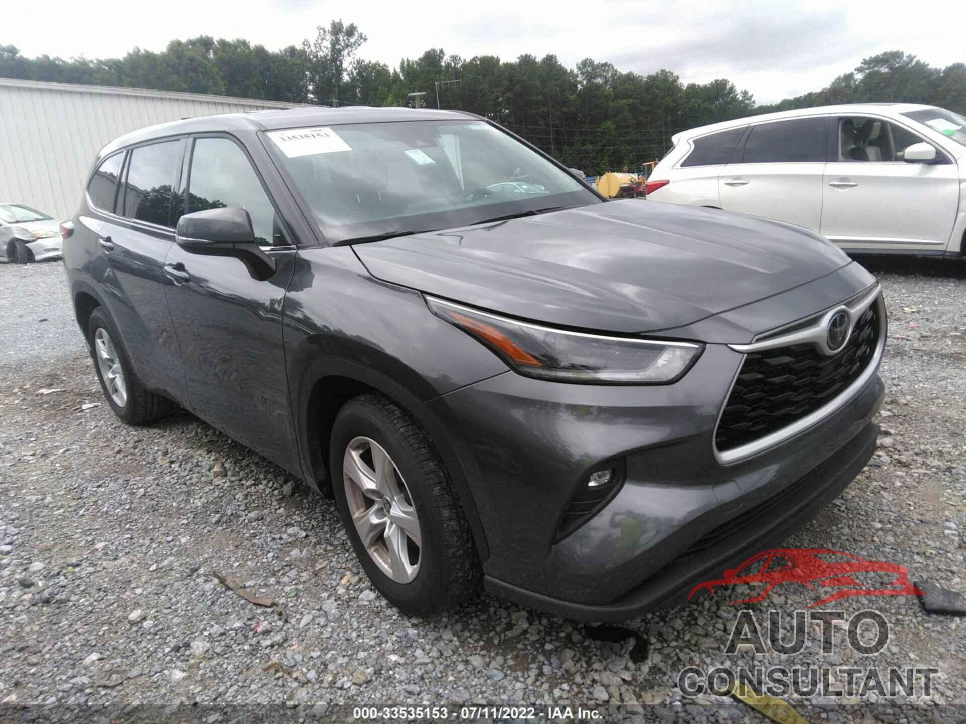 TOYOTA HIGHLANDER 2021 - 5TDZZRAH5MS067153