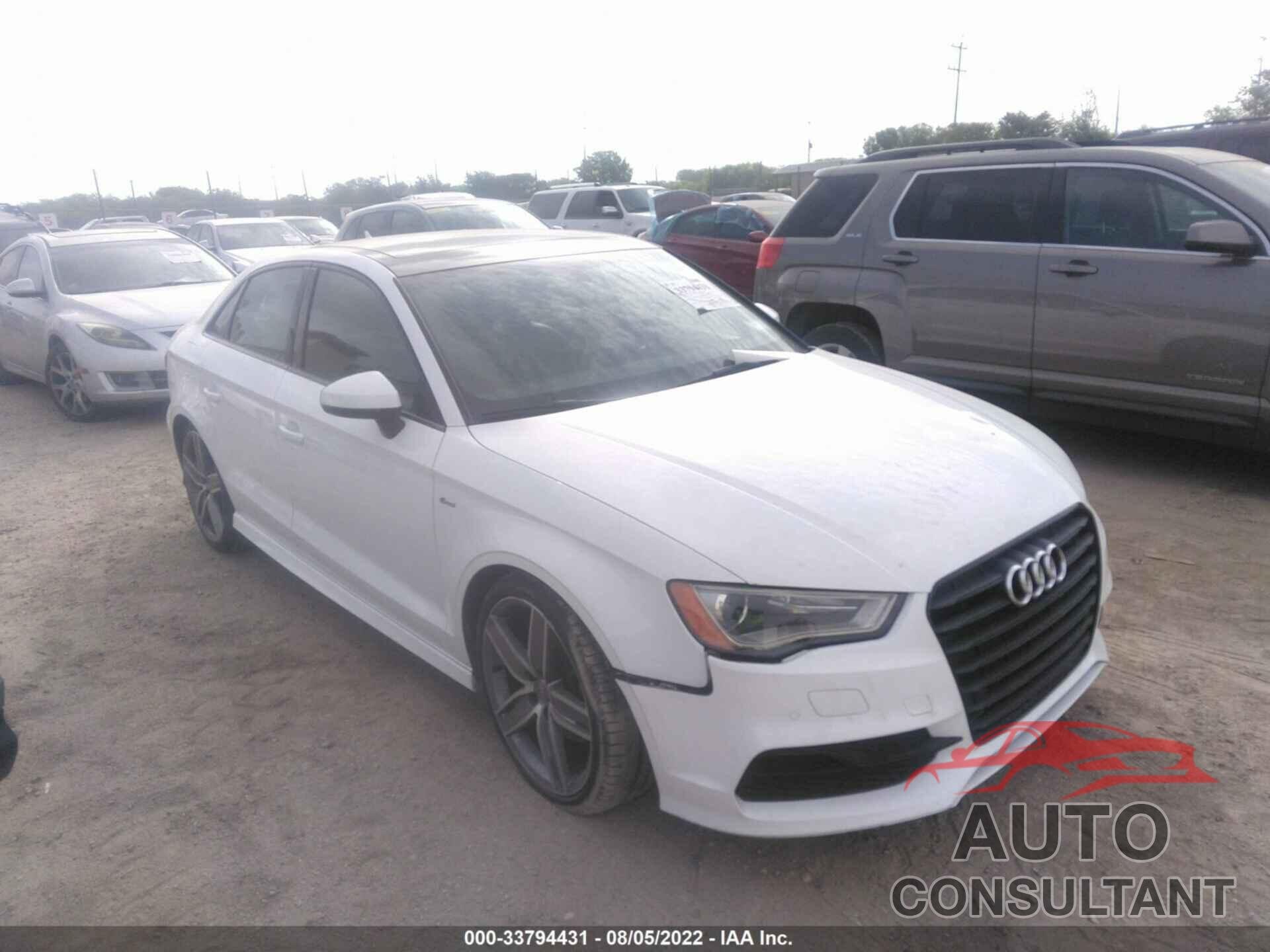 AUDI A3 2016 - WAUA7GFF4G1110085