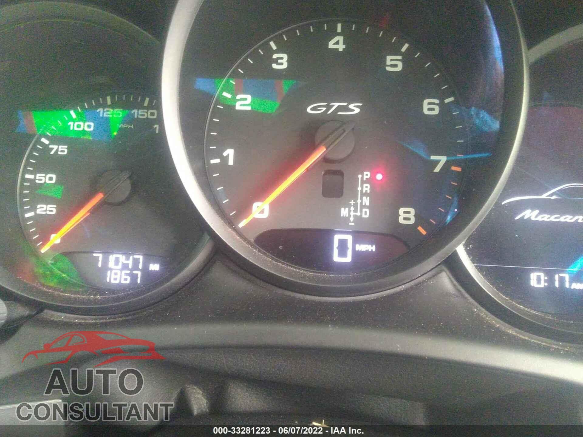 PORSCHE MACAN 2017 - WP1AG2A53HLB53647