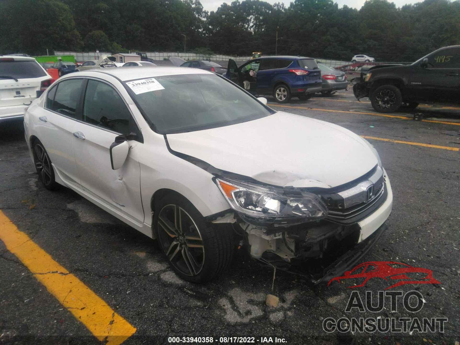 HONDA ACCORD SEDAN 2017 - 1HGCR2F50HA041088