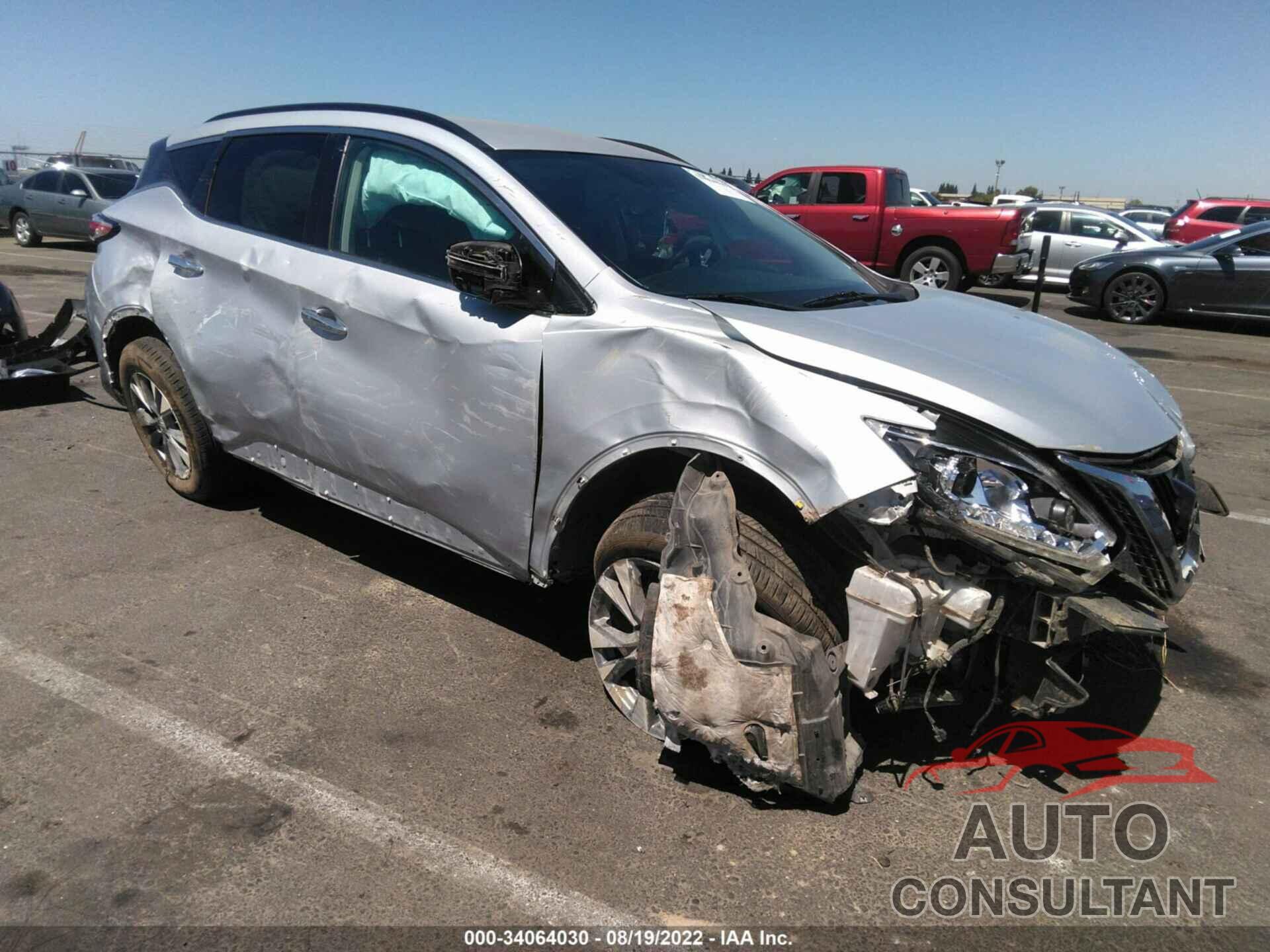 NISSAN MURANO 2018 - 5N1AZ2MH1JN103479