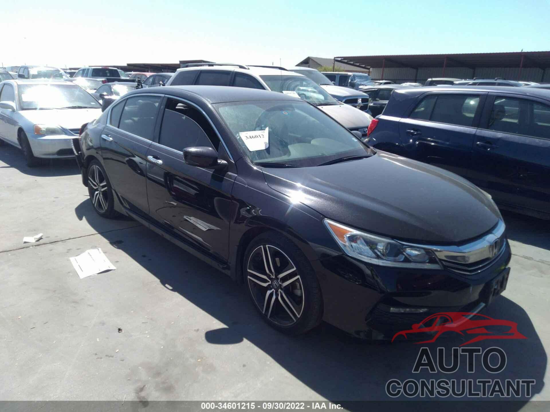 HONDA ACCORD SEDAN 2016 - 1HGCR2F5XGA166369