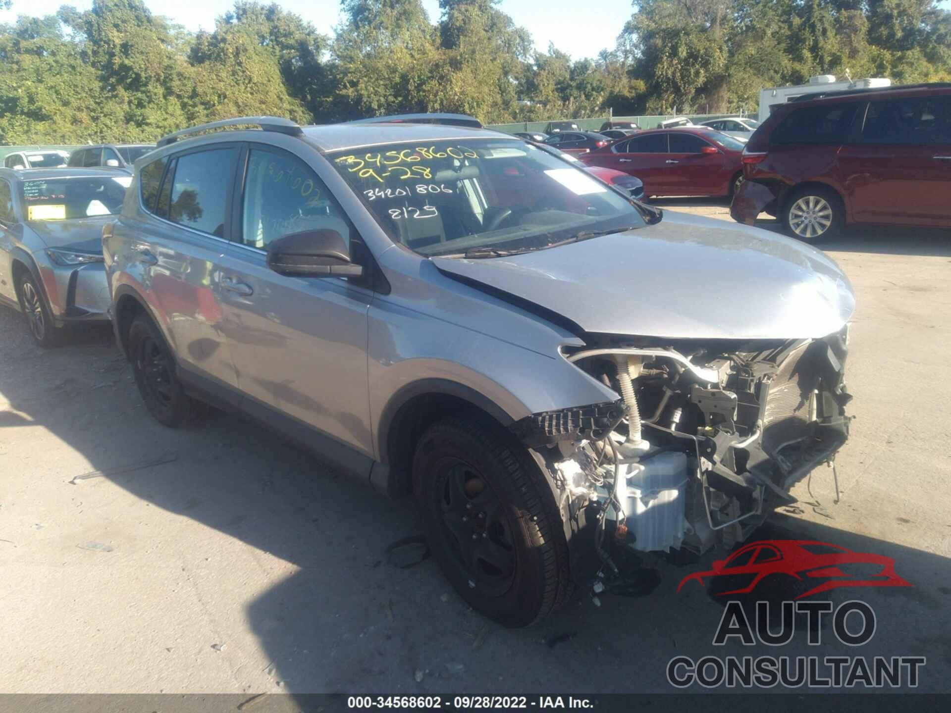 TOYOTA RAV4 2016 - 2T3BFREV5GW533029