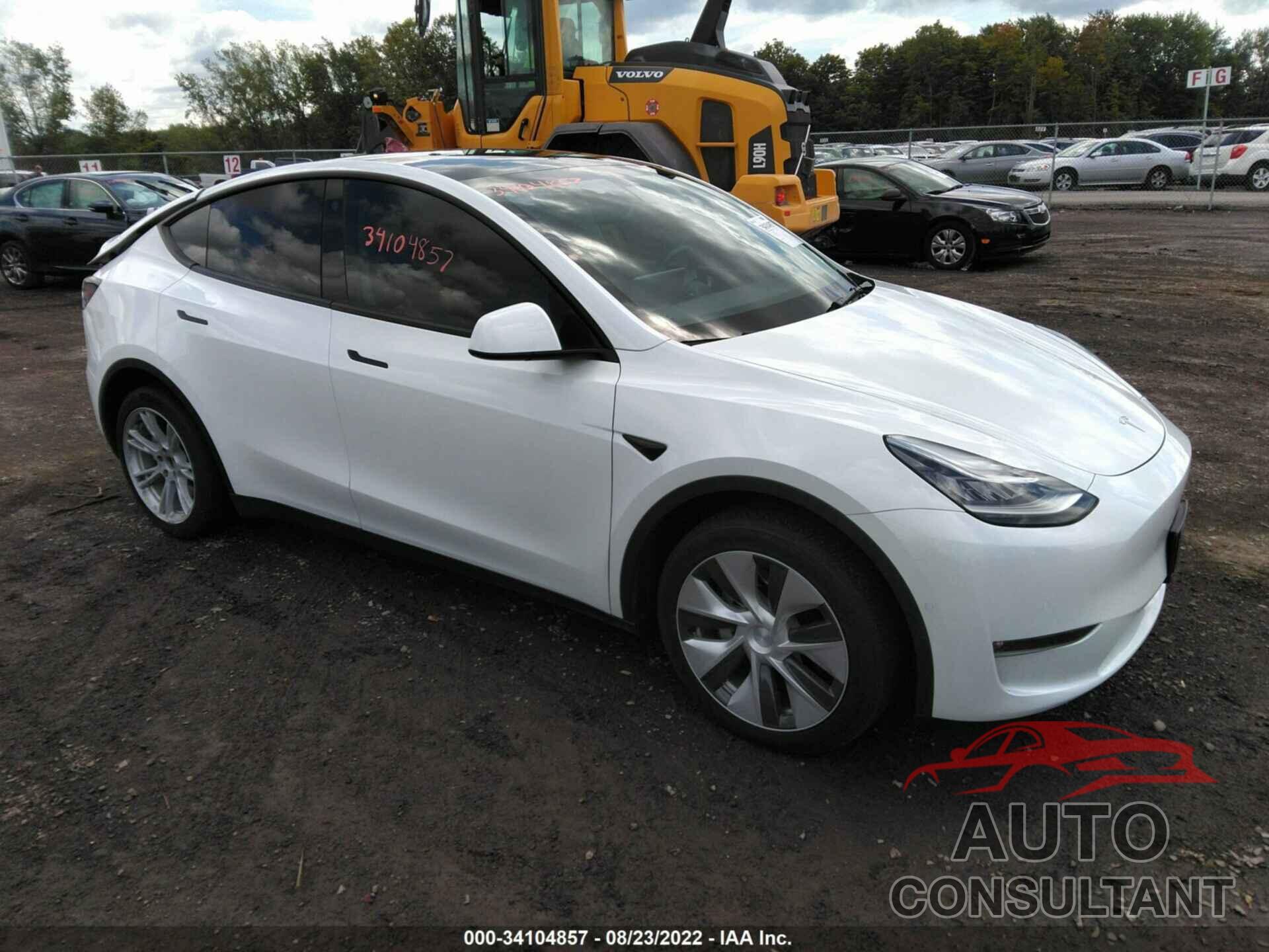 TESLA MODEL Y 2021 - 5YJYGDEE1MF254351