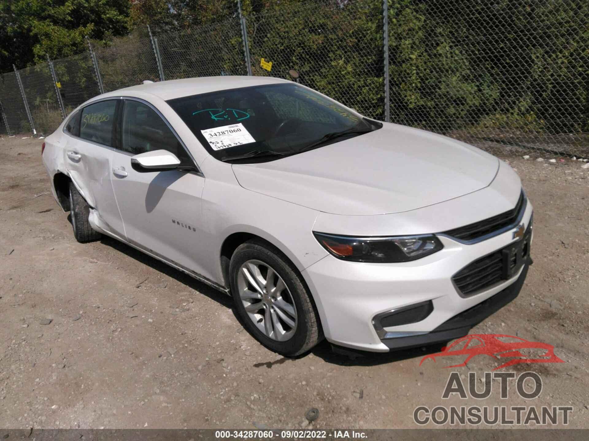 CHEVROLET MALIBU 2016 - 1G1ZE5ST5GF342668
