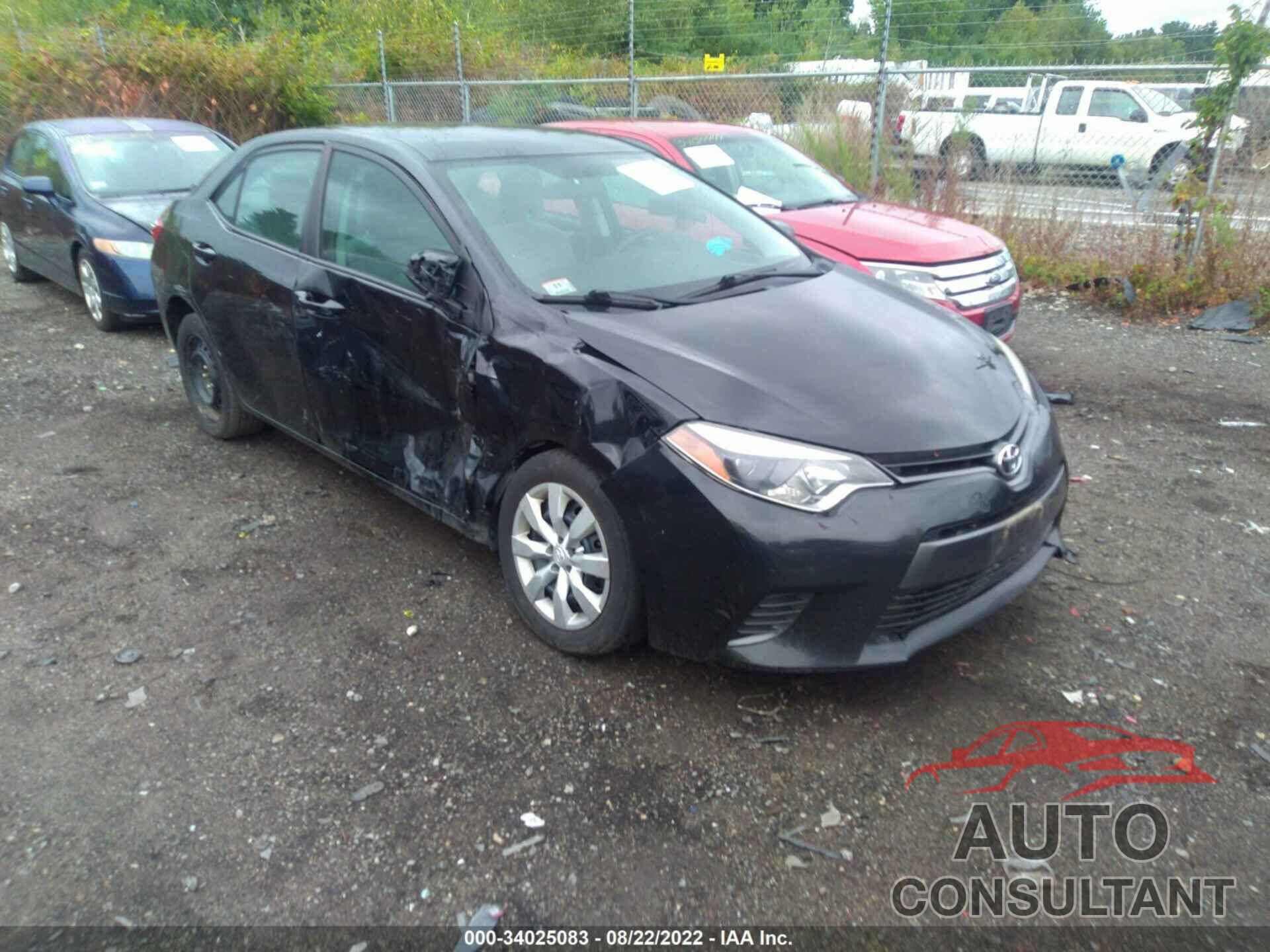 TOYOTA COROLLA 2016 - 2T1BURHE2GC490152