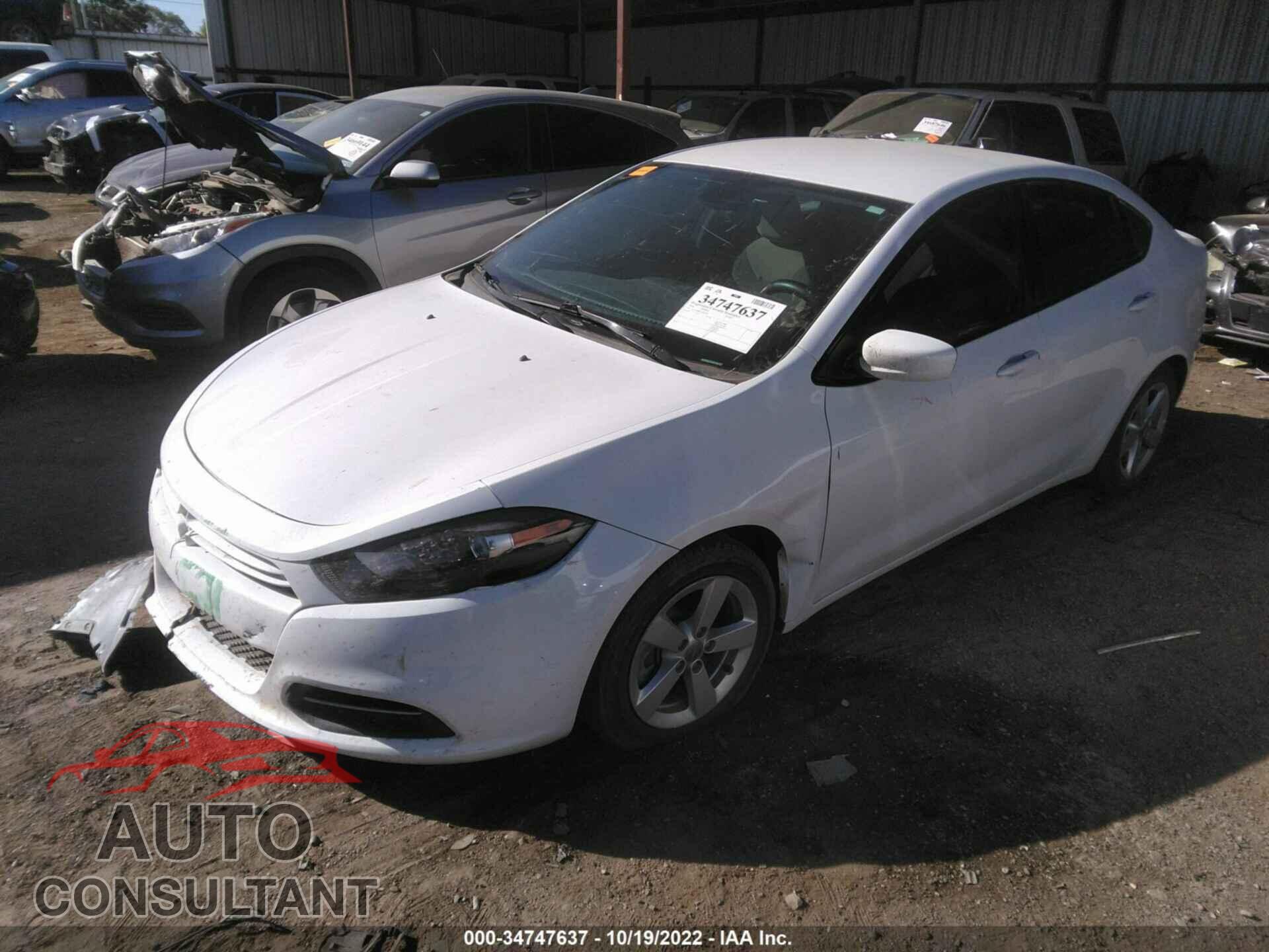 DODGE DART 2016 - 1C3CDFBB2GD629592