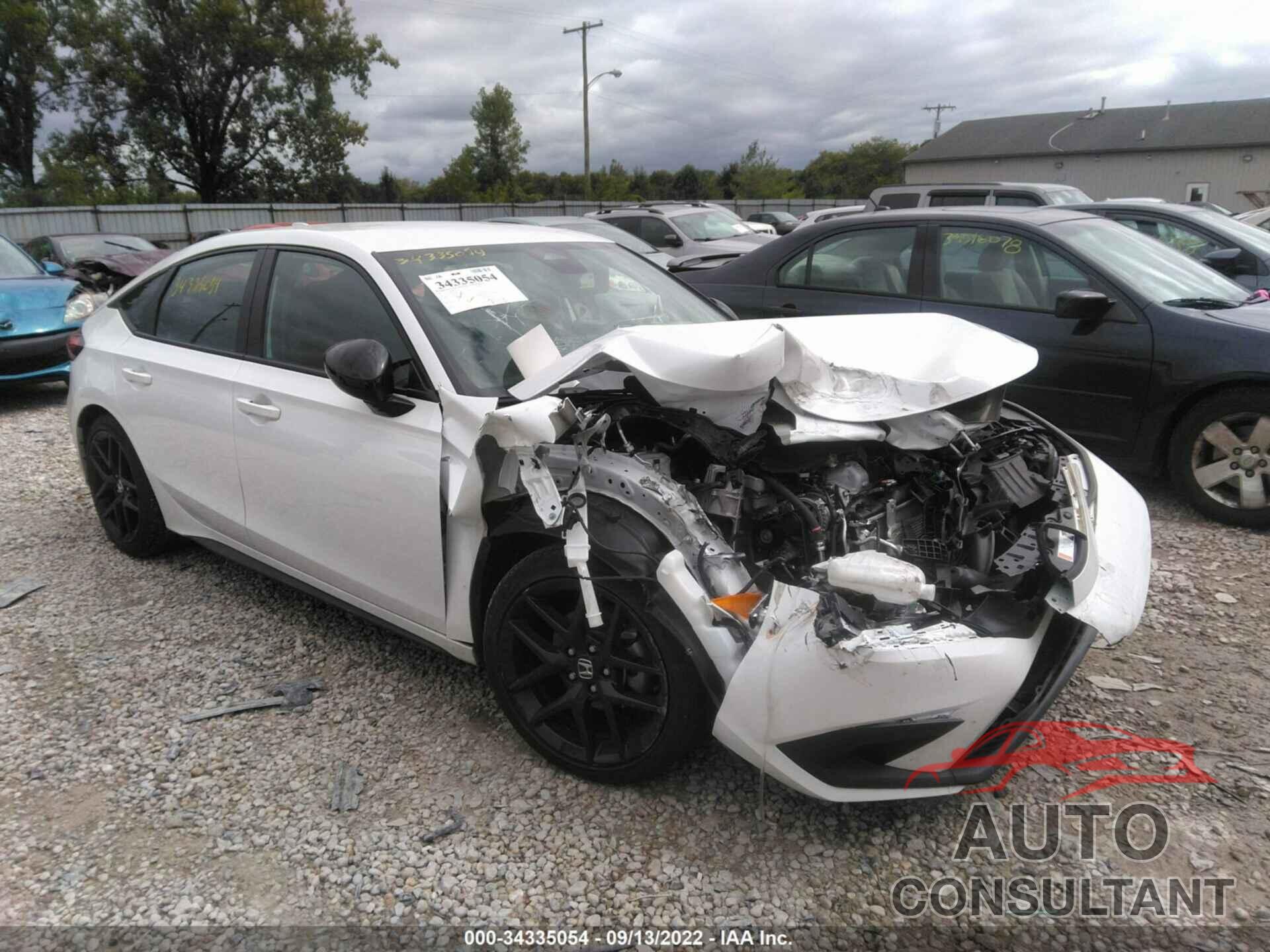 HONDA CIVIC HATCHBACK 2022 - 19XFL2H83NE007532