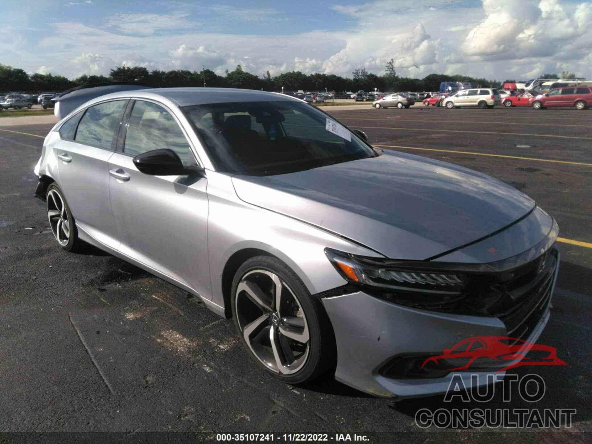 HONDA ACCORD SEDAN 2021 - 1HGCV1F33MA053444