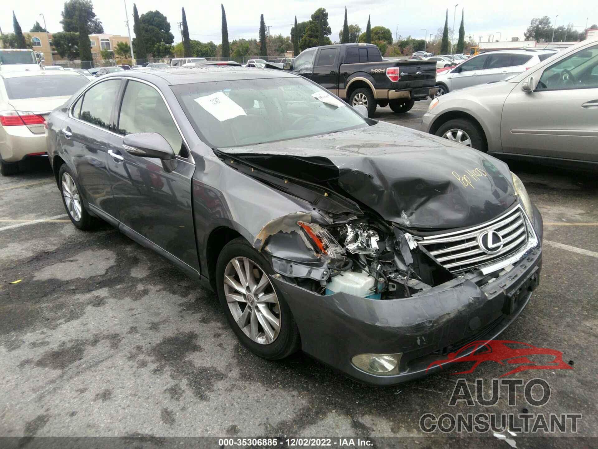 LEXUS ES 350 2012 - JTHBK1EG2C2512980