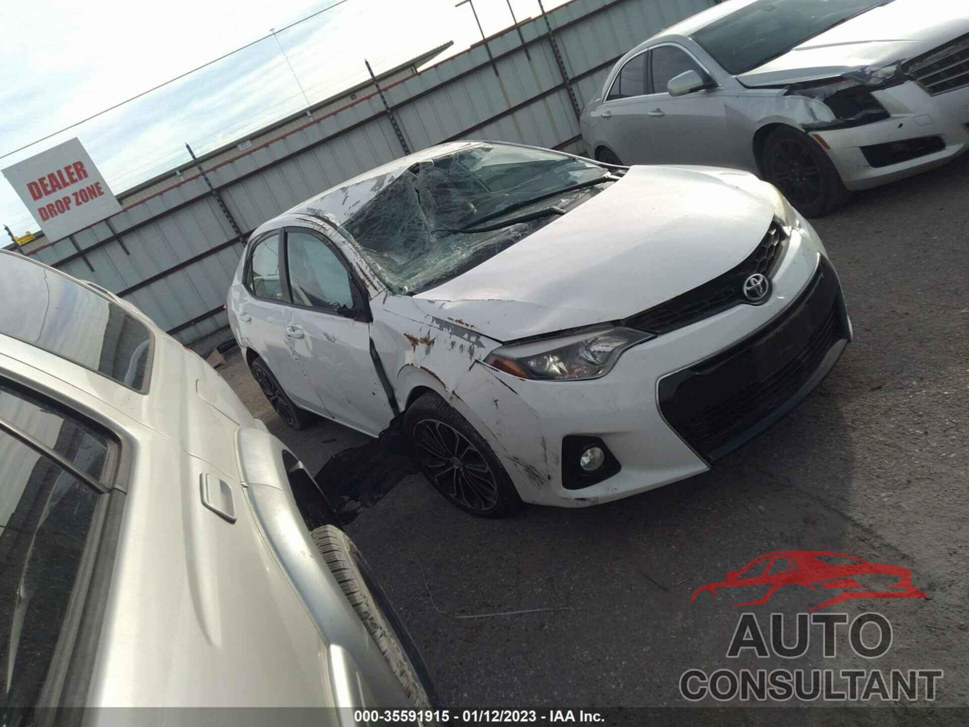 TOYOTA COROLLA 2016 - 5YFBURHE1GP459958