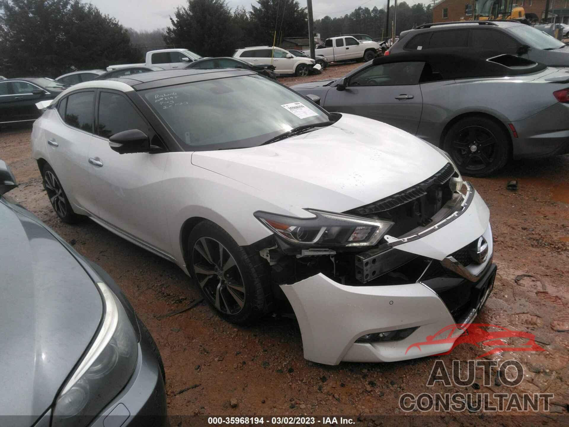 NISSAN MAXIMA 2016 - 1N4AA6AP2GC395779