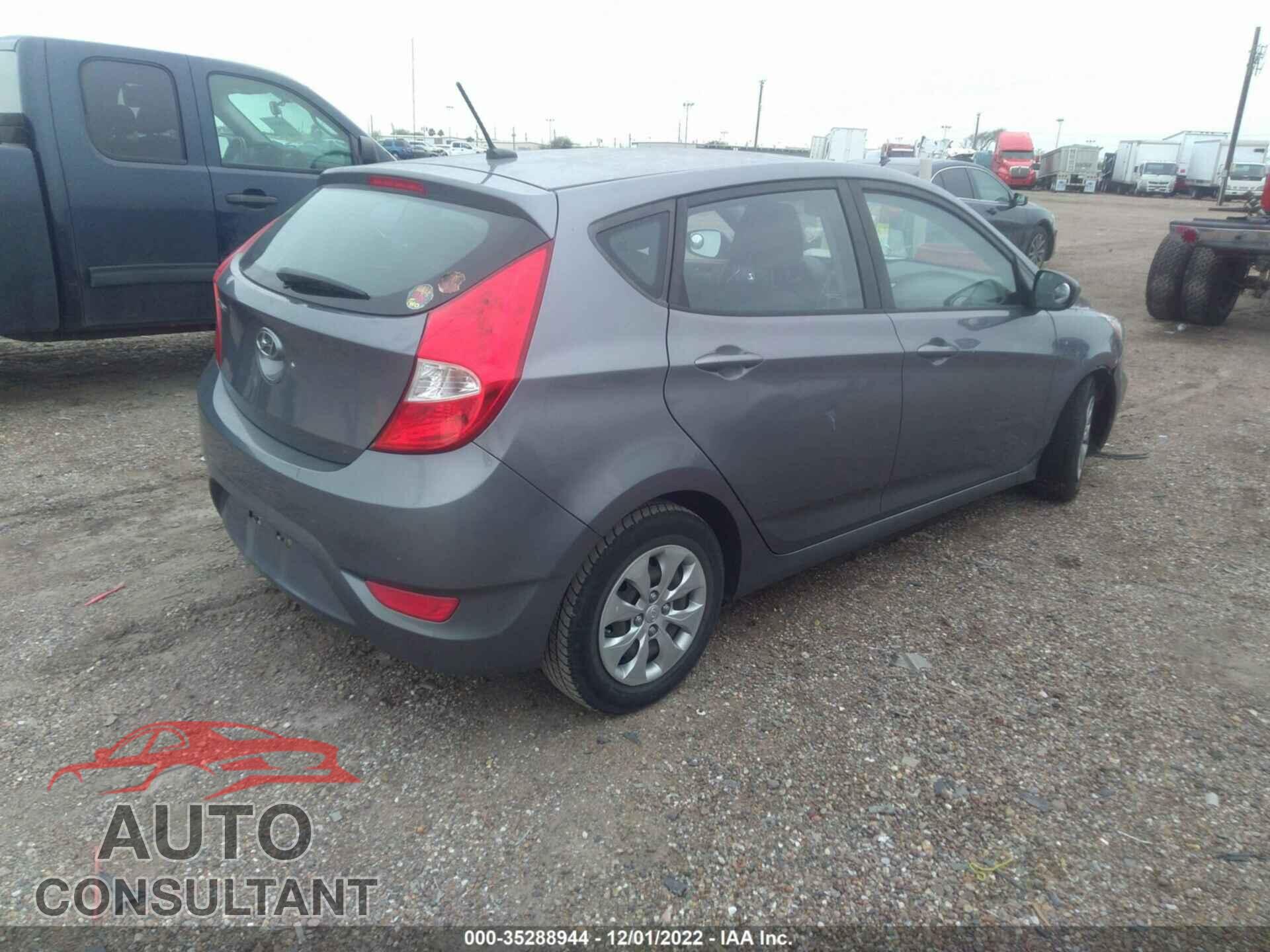 HYUNDAI ACCENT 2017 - KMHCT5AE6HU307717