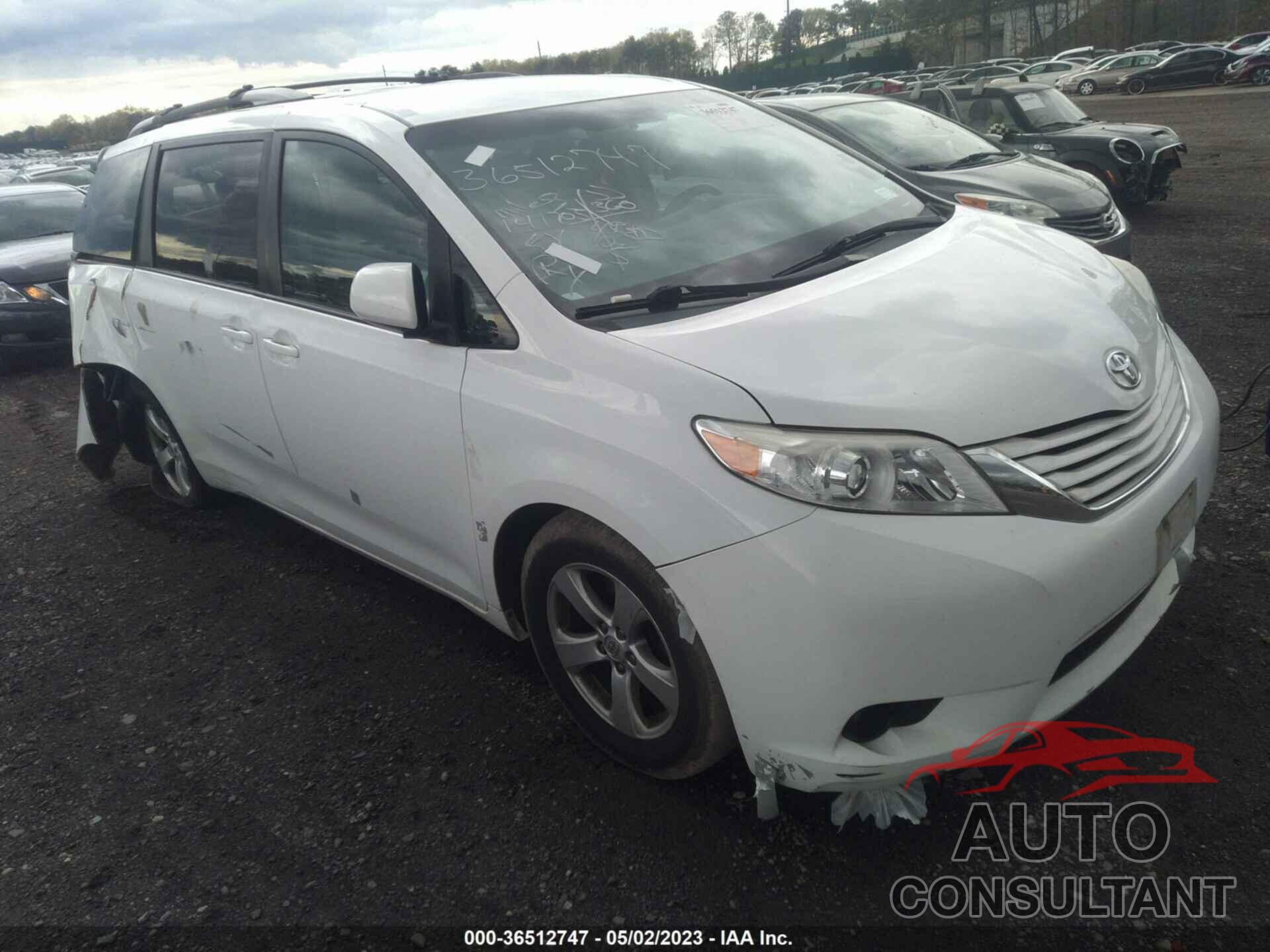 TOYOTA SIENNA 2015 - 5TDKK3DCXFS547145