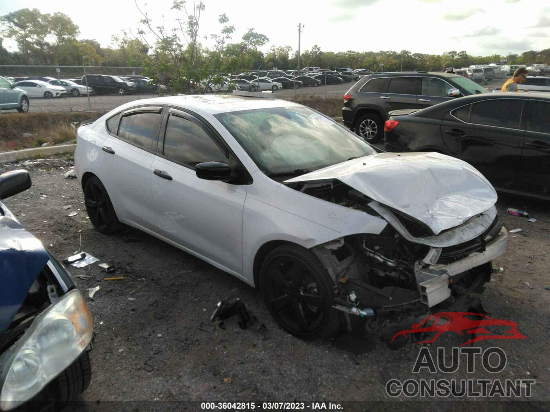 DODGE DART 2015 - 1C3CDFBB7FD253082