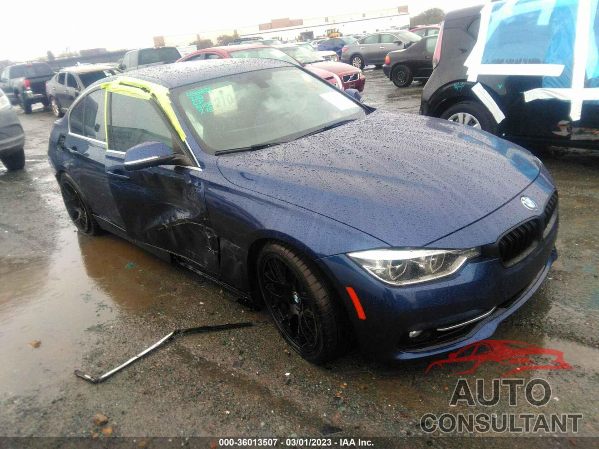 BMW 3 SERIES 2016 - WBA8B3G50GNT92892