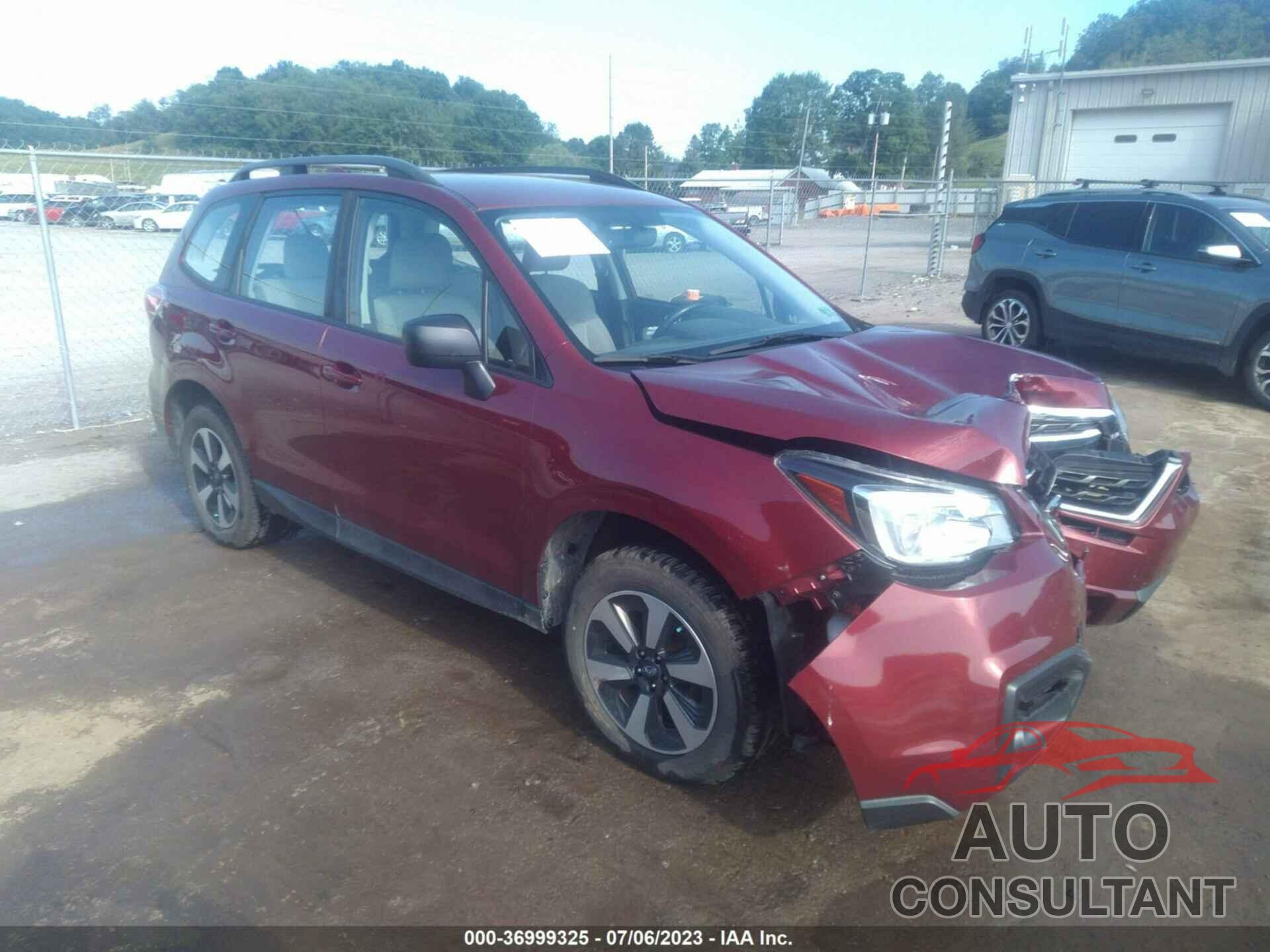 SUBARU FORESTER 2017 - JF2SJABC3HH508755