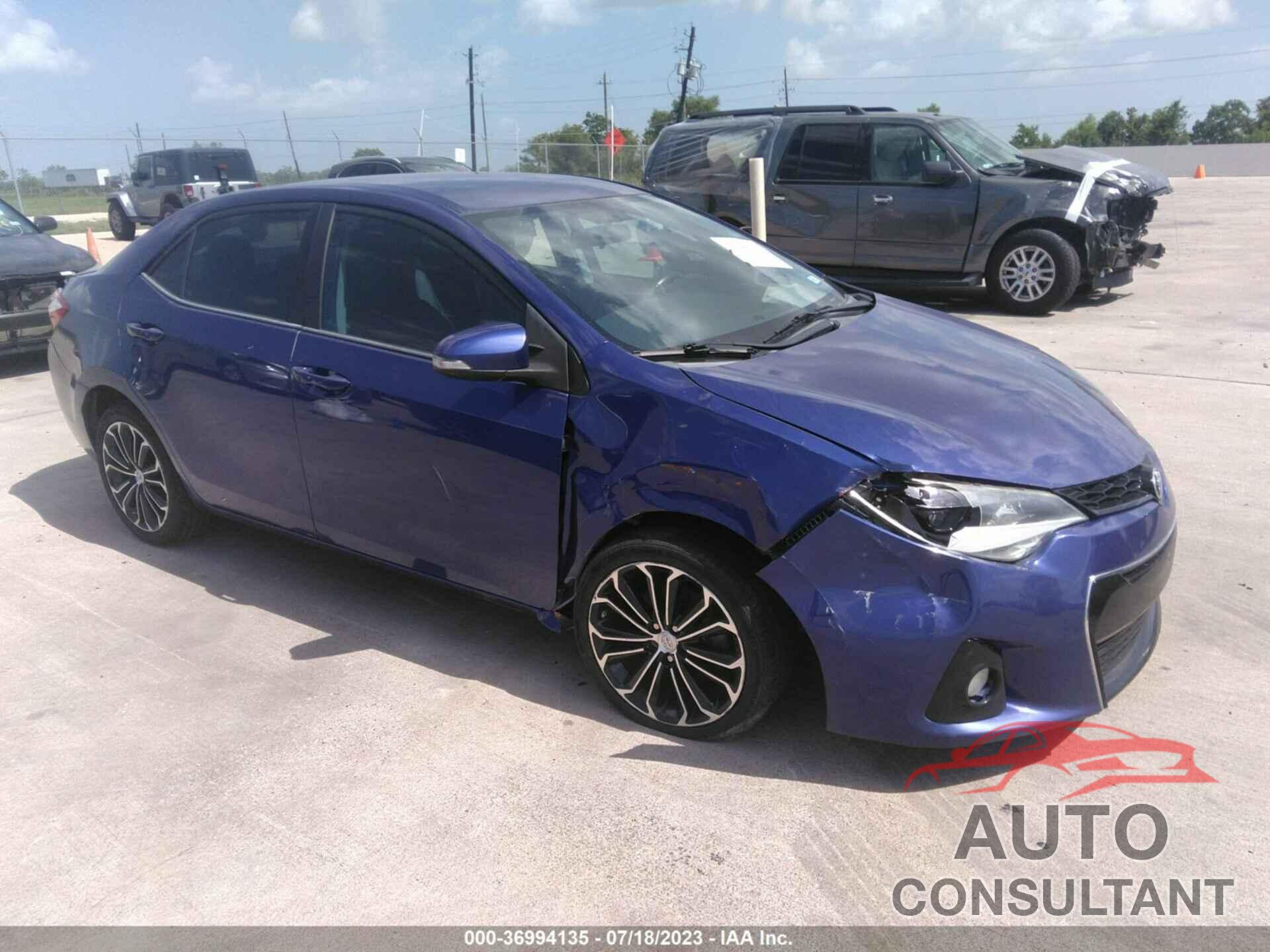 TOYOTA COROLLA 2016 - 5YFBURHEXGP409494