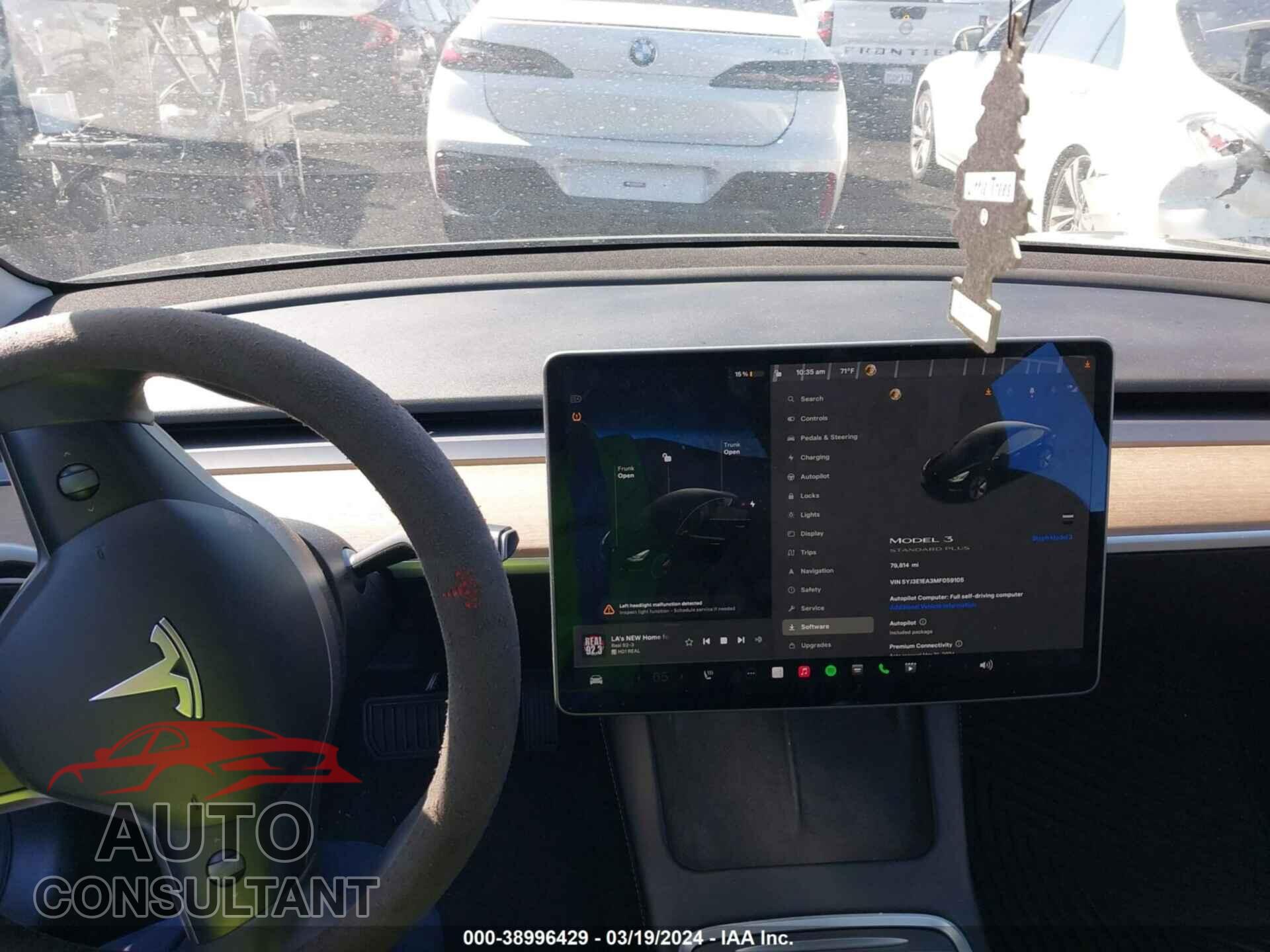 TESLA MODEL 3 2021 - 5YJ3E1EA3MF059105