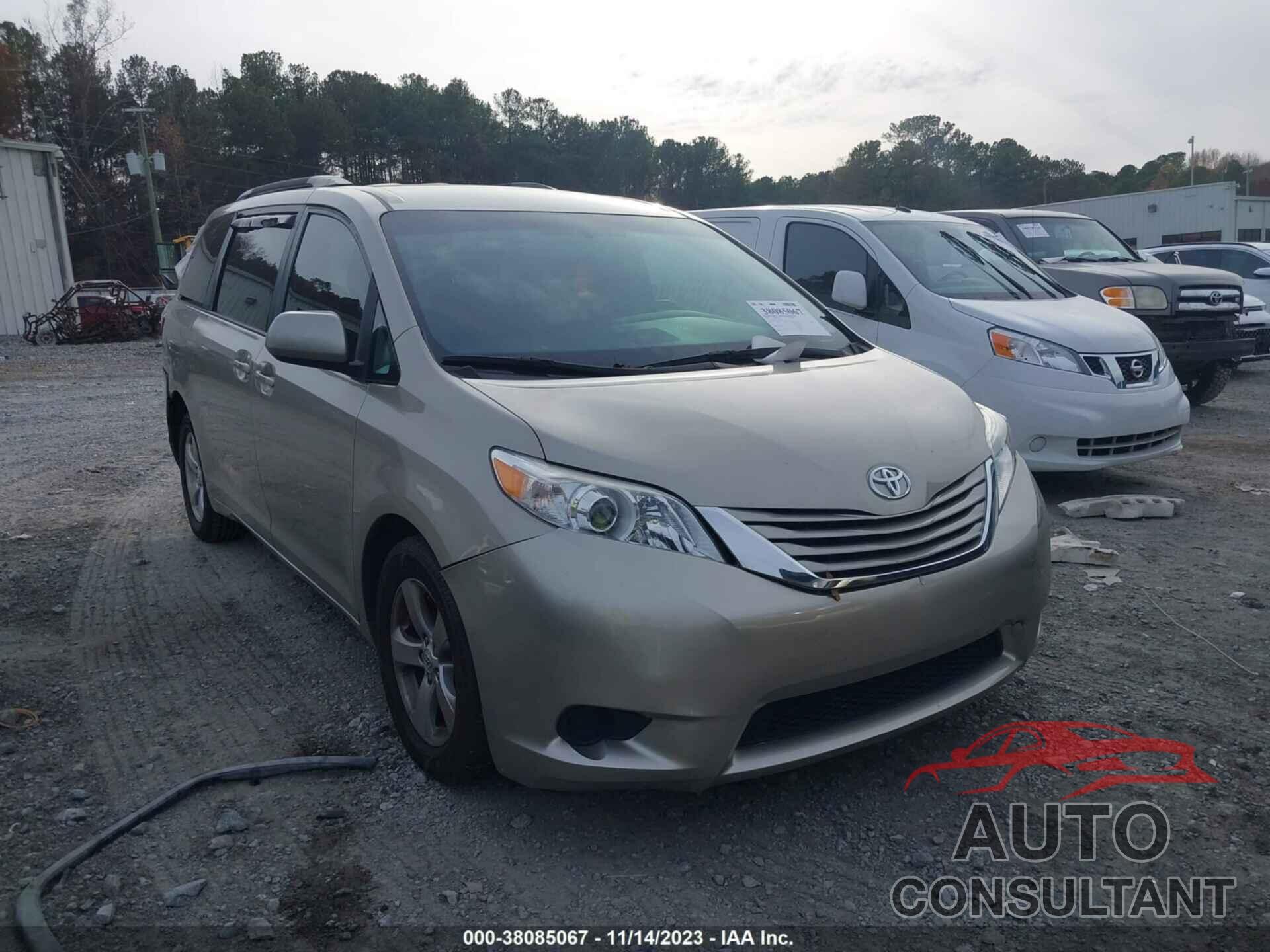 TOYOTA SIENNA 2016 - 5TDKK3DC4GS729702