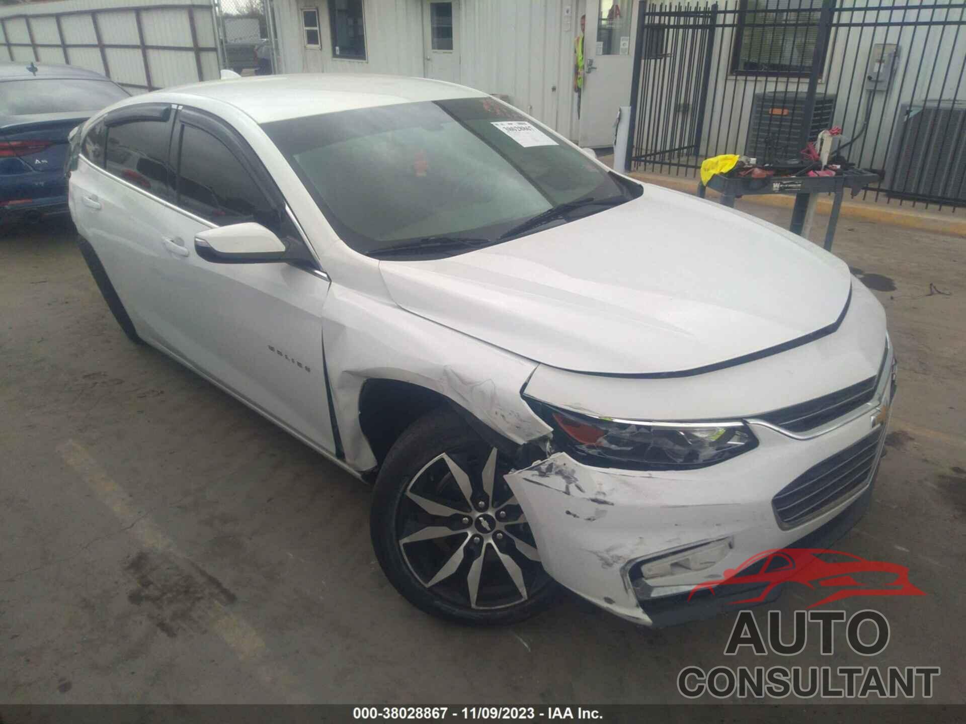 CHEVROLET MALIBU 2017 - 1G1ZE5ST3HF241551