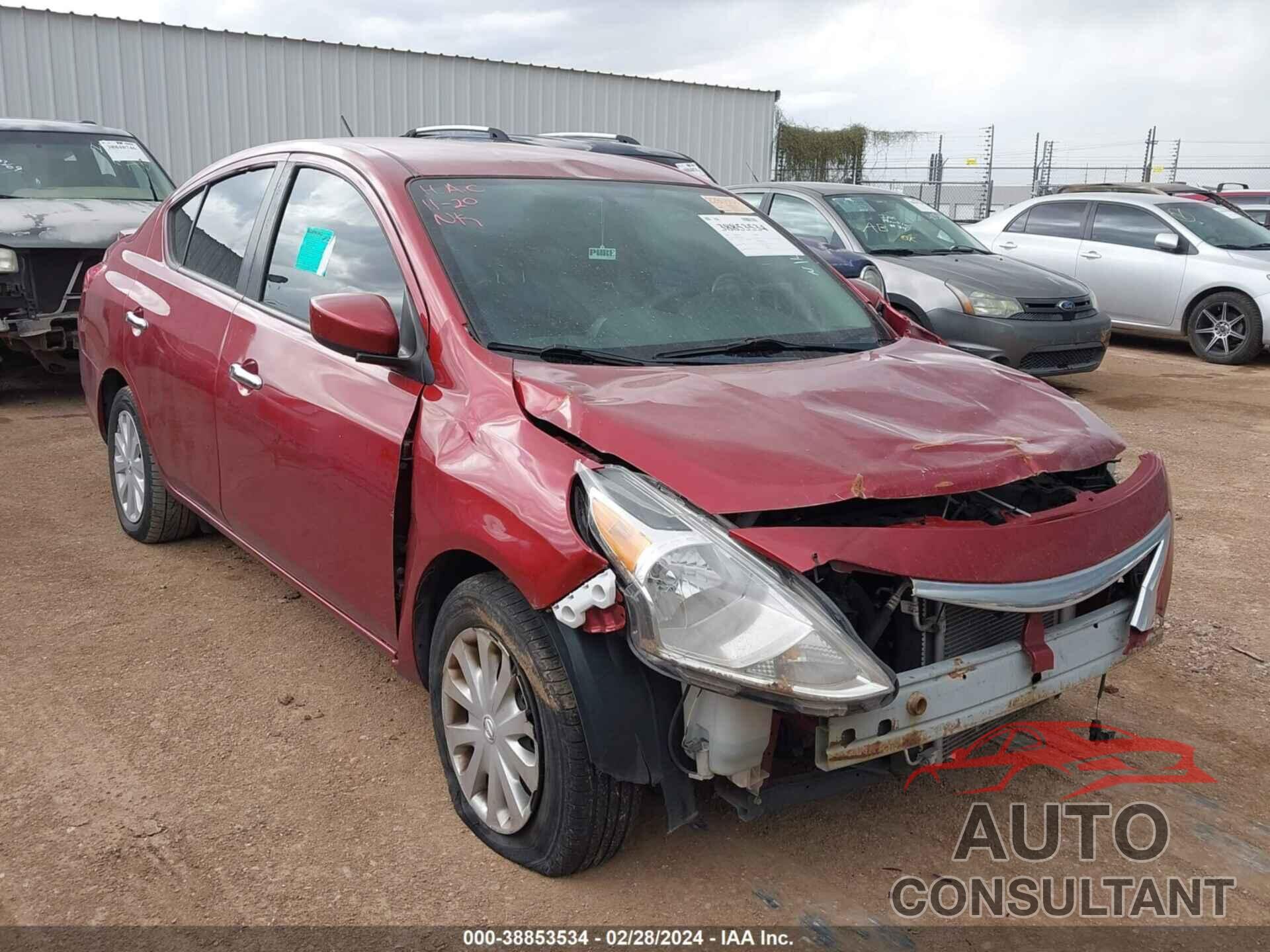 NISSAN VERSA 2018 - 3N1CN7AP9JL878567