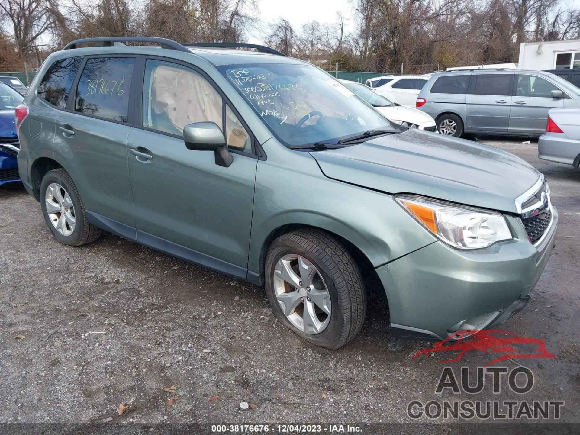 SUBARU FORESTER 2016 - JF2SJADC8GH489468