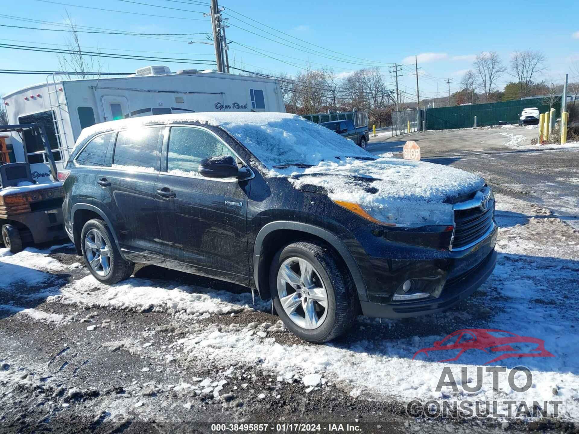 TOYOTA HIGHLANDER HYBRID 2015 - 5TDDCRFH2FS011274