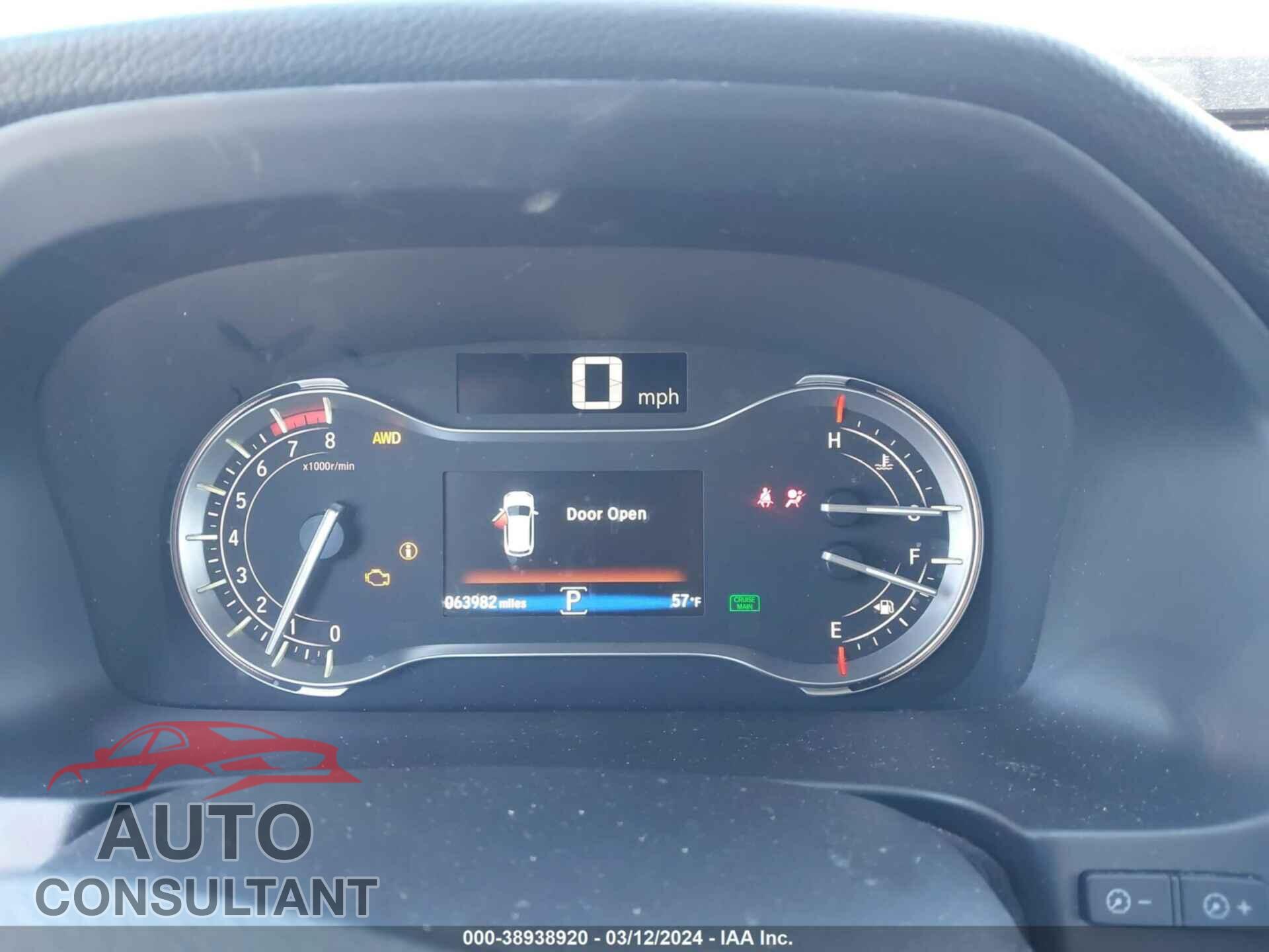 HONDA PILOT 2017 - 5FNYF6H51HB048995