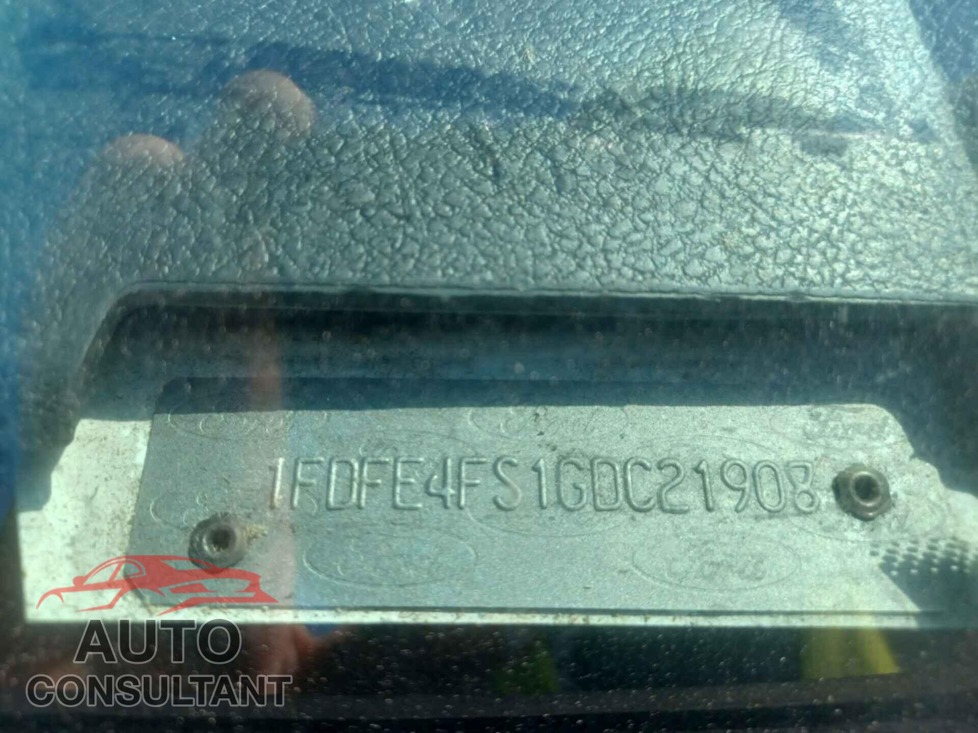 FORD E-450 CUTAWAY 2016 - 1FDFE4FS1GDC21908