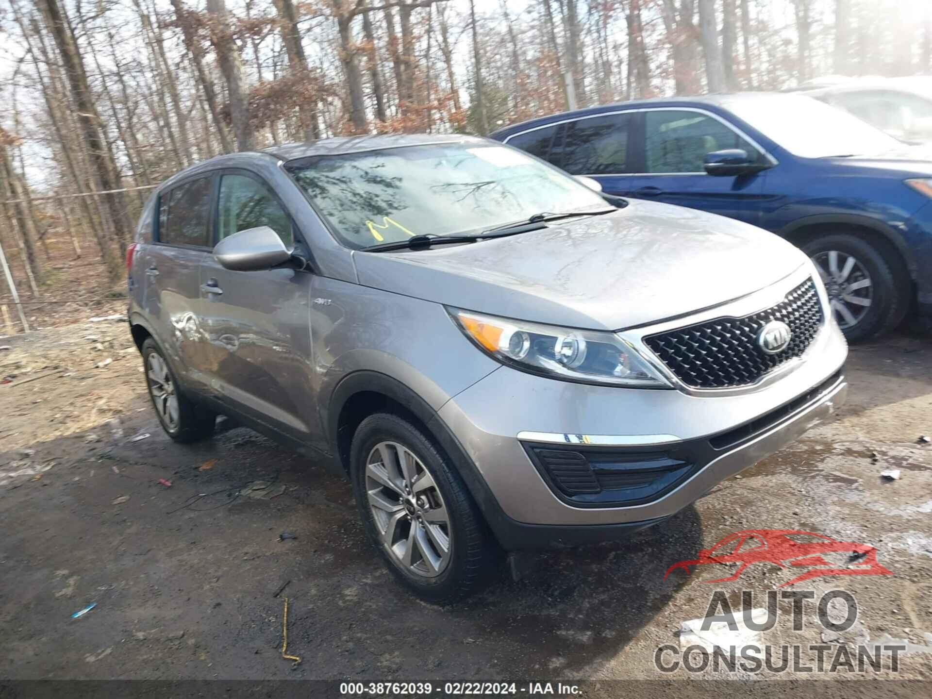 KIA SPORTAGE 2016 - KNDPBCAC4G7860987