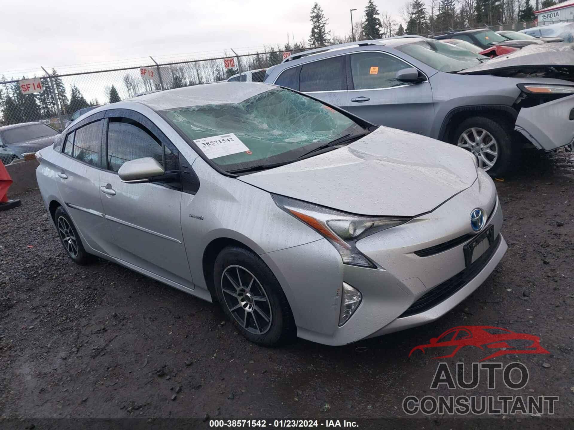 TOYOTA PRIUS 2016 - JTDKBRFUXG3514965