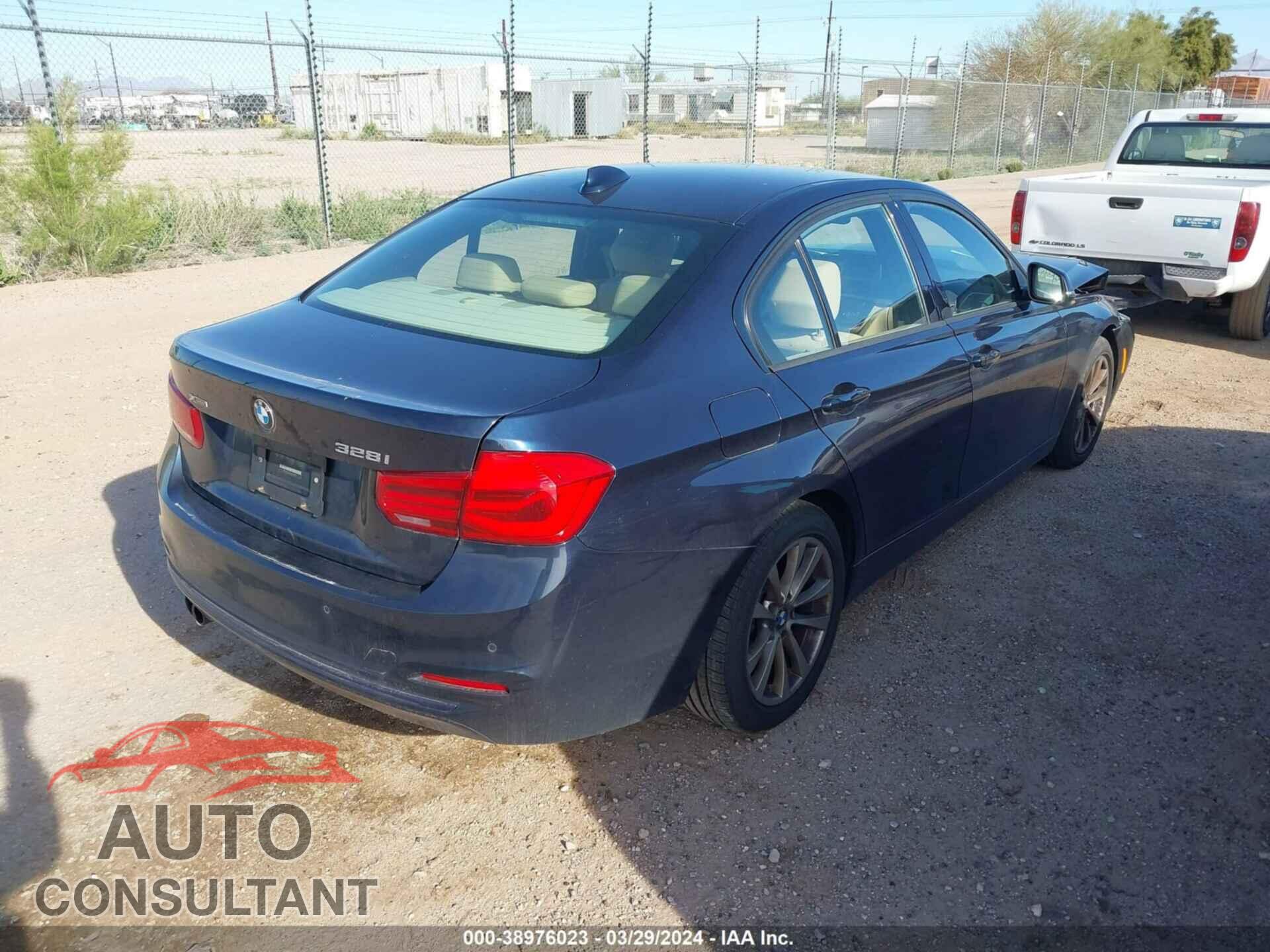 BMW 328I 2016 - WBA8E3G56GNU02297