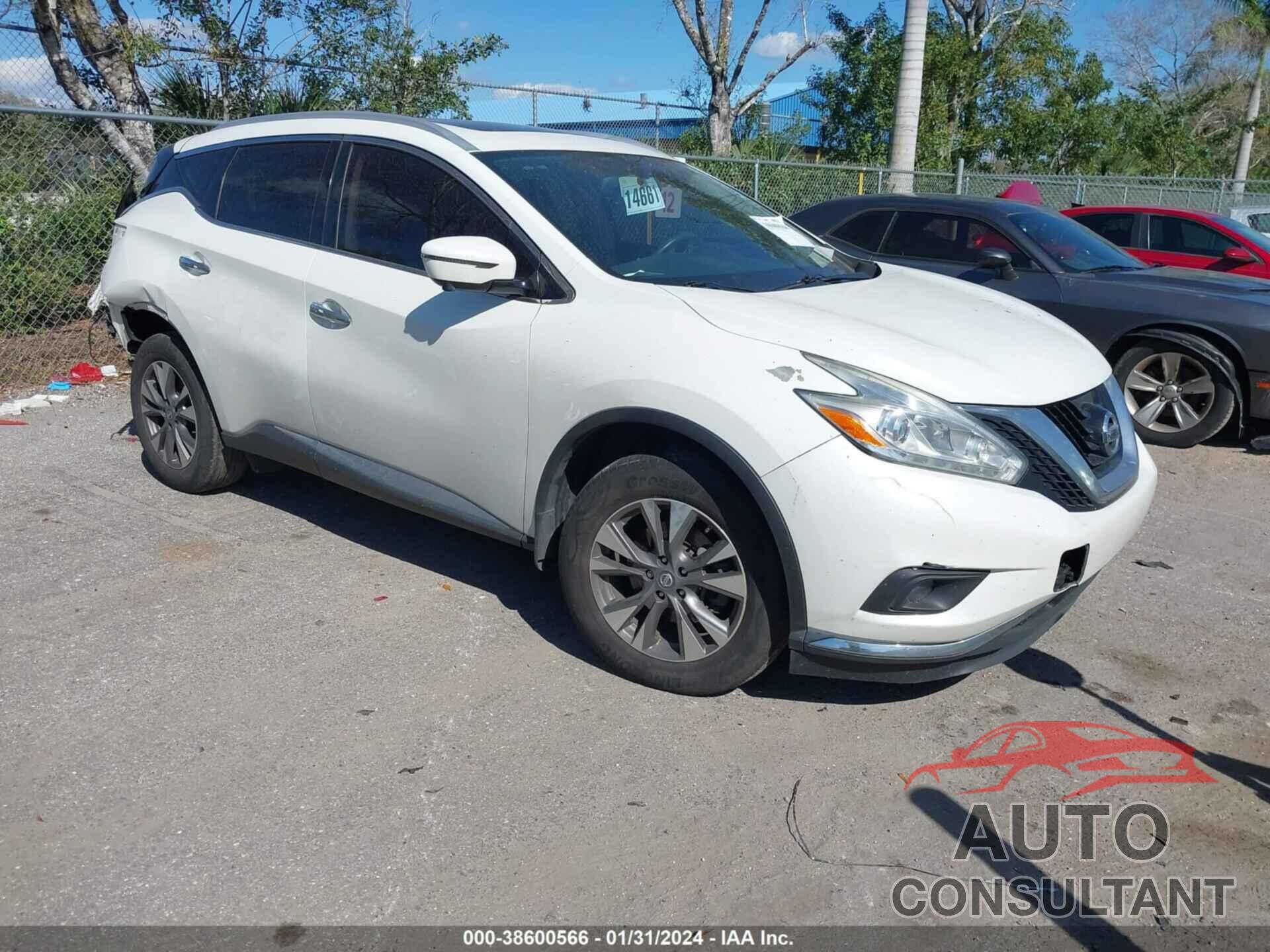 NISSAN MURANO 2017 - 5N1AZ2MG6HN146314