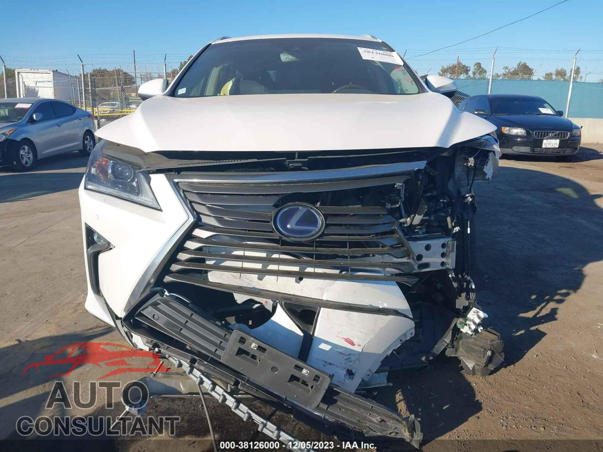 LEXUS RX 2017 - 2T2BGMCAXHC013240