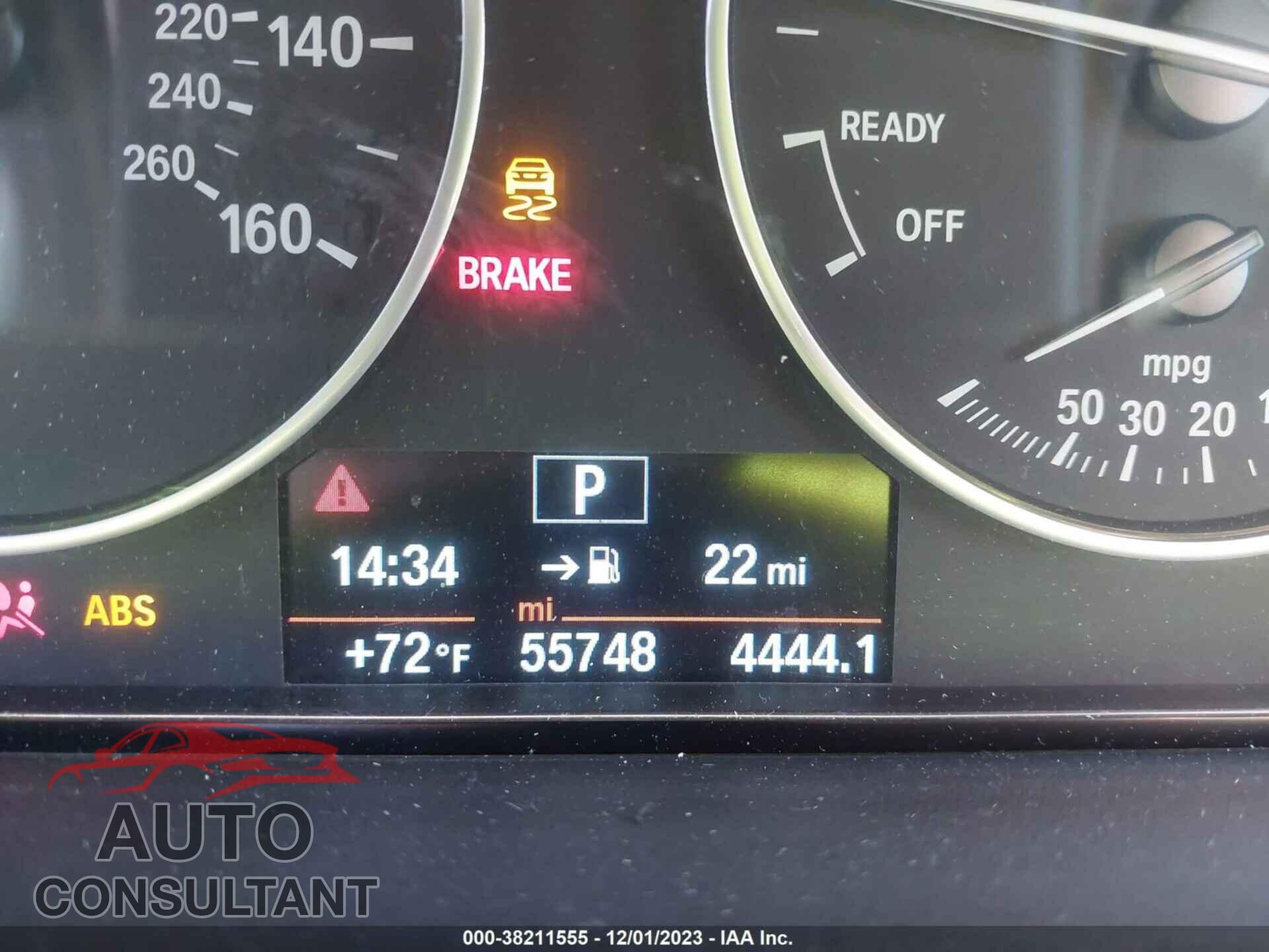 BMW 320I 2016 - WBA8E1G56GNU11229